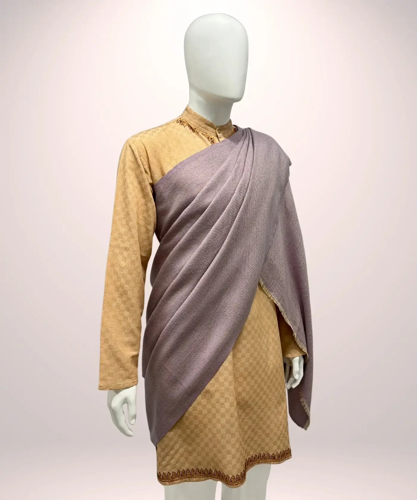Shawl Men's Herringbone - Image 70