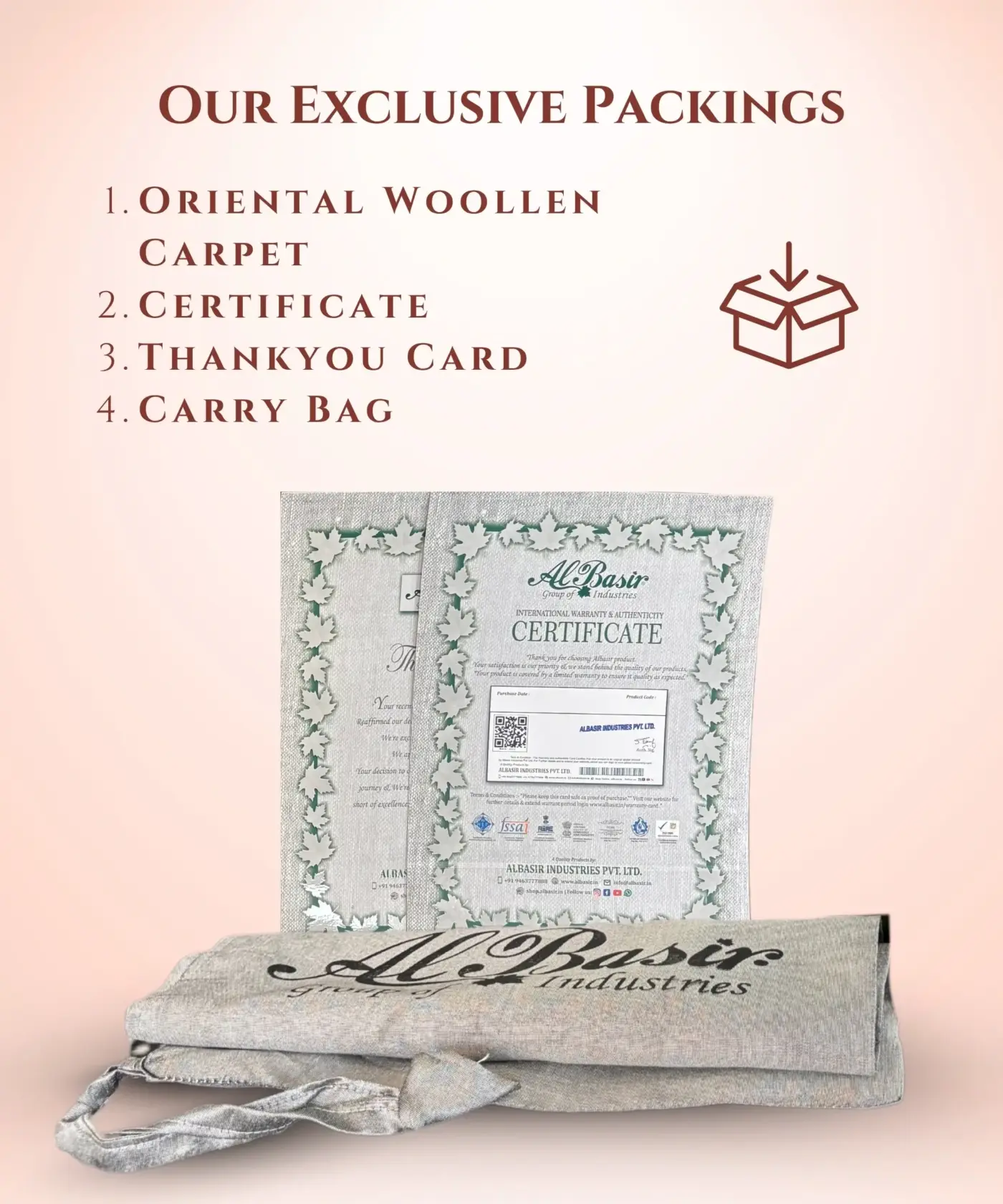 Oriental Woollen Carpet (2′ x 5′ Ft.) - Image 6