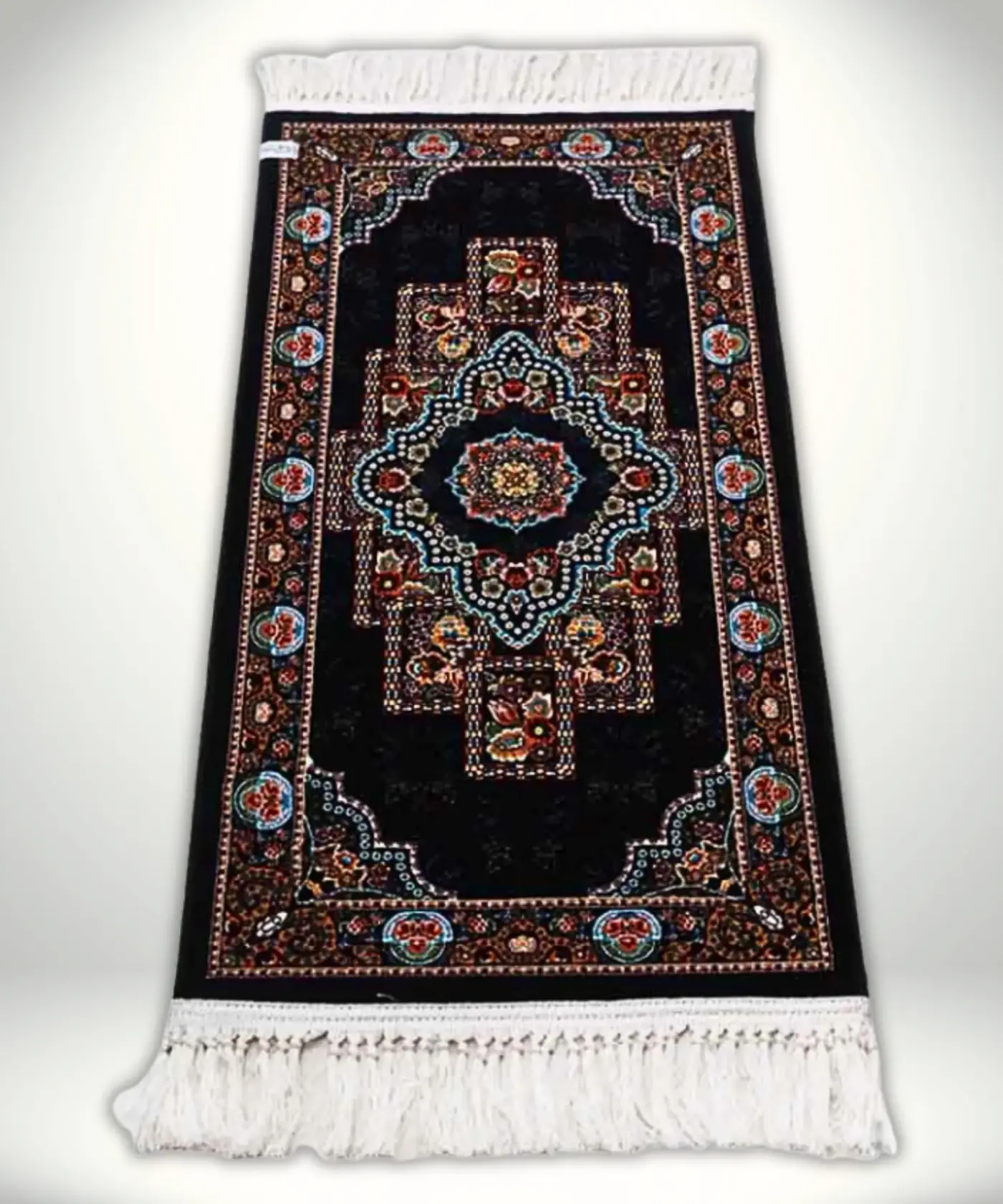 Oriental Woolen Carpet (1.5' x 3.5' Ft.) - Image 3