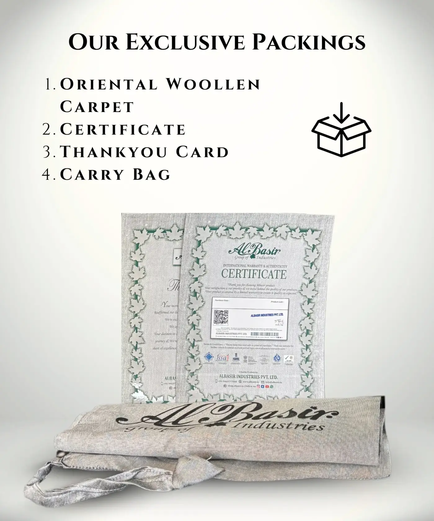 Oriental Woolen Carpet (1.5' x 3.5' Ft.) - Image 8