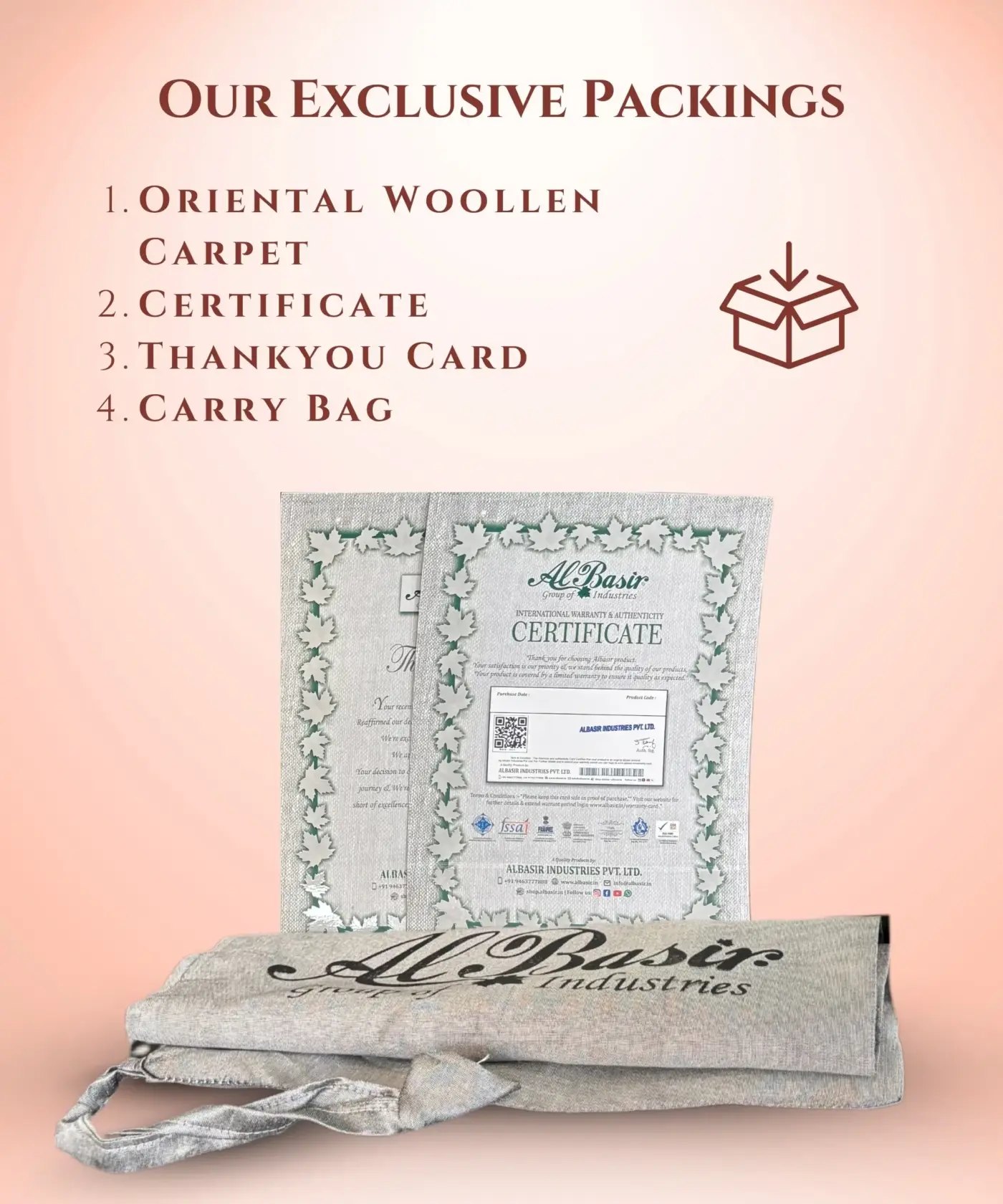 Oriental Woollen Carpet (2′ x 5′ Ft.) - Image 6