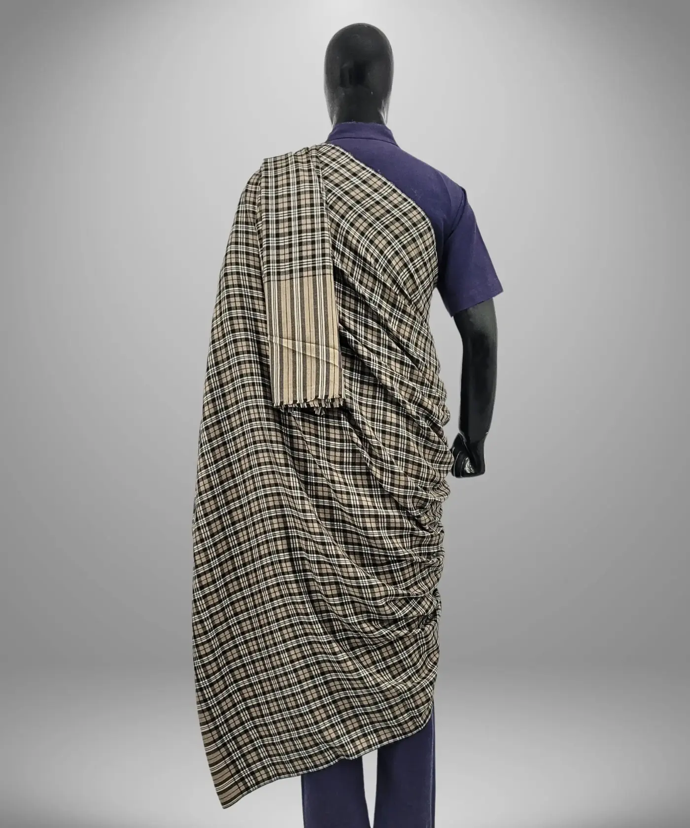 Shawl Check Pashmina - Image 4