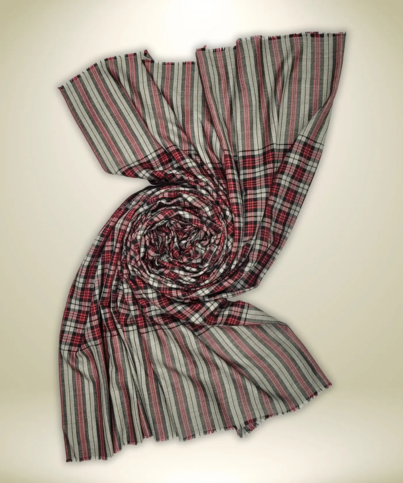 Shawl Check Pashmina - Image 4