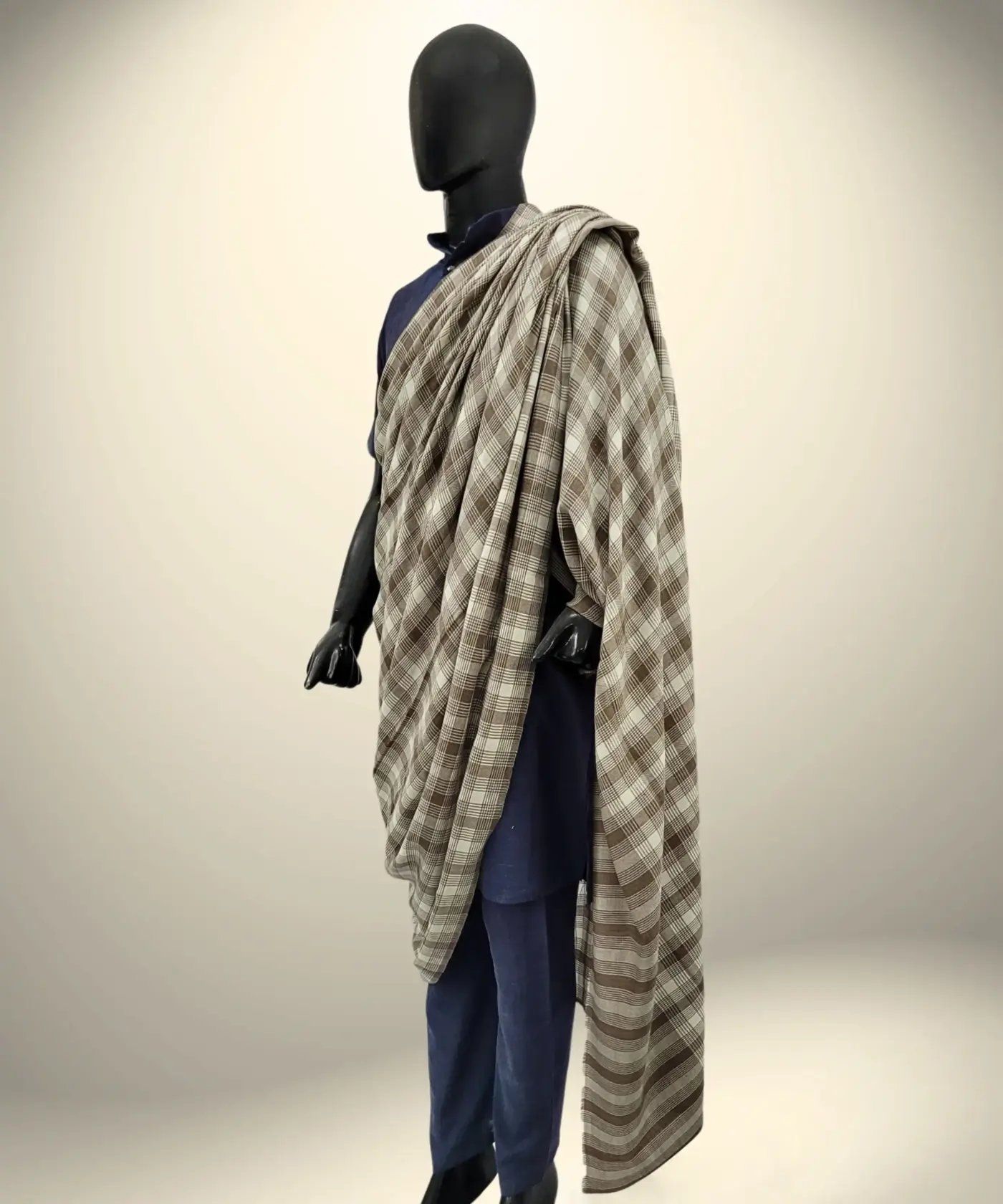 Shawl Check Pashmina - Image 2