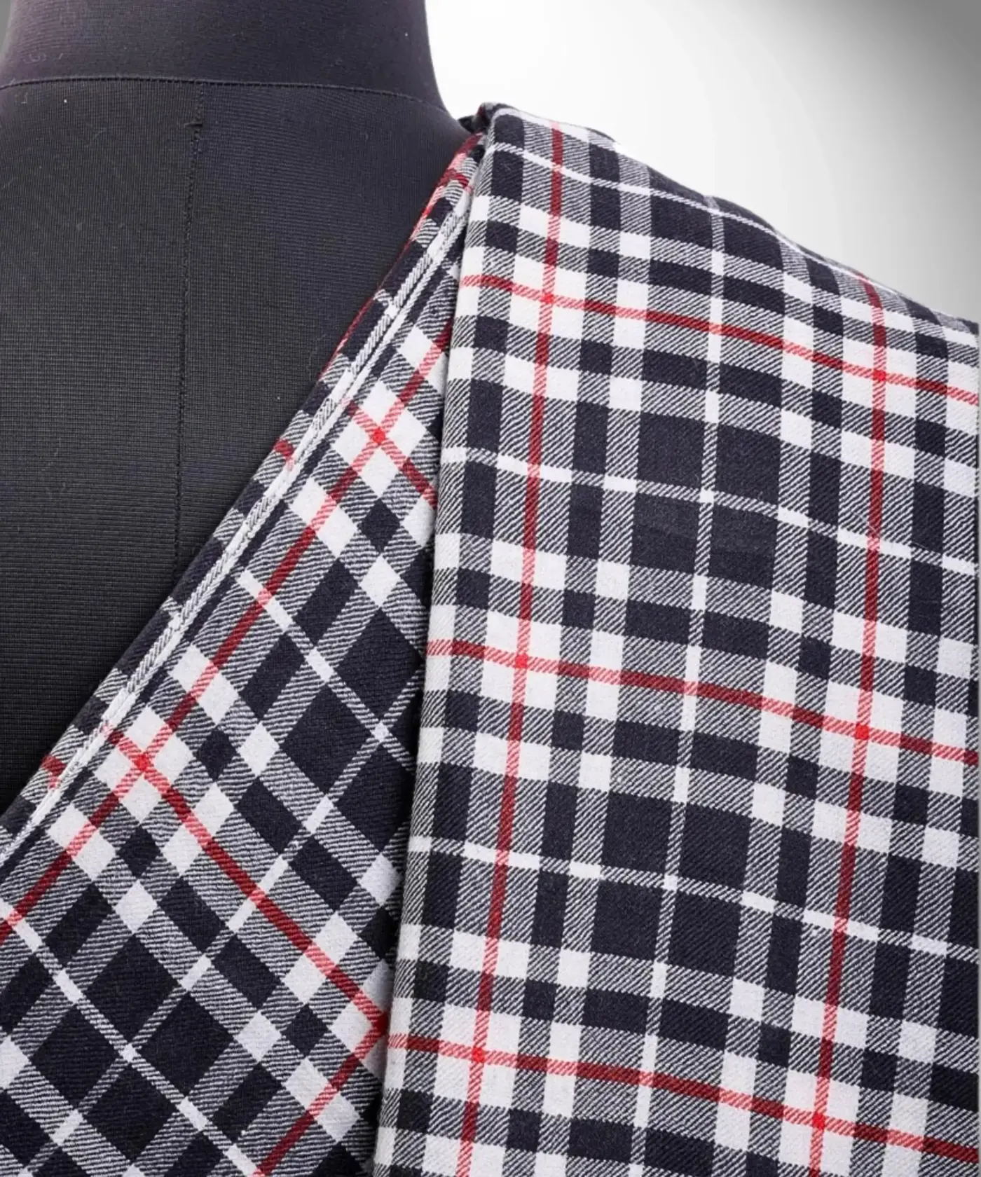 Shawl Men’s Check Pashmina - Image 4