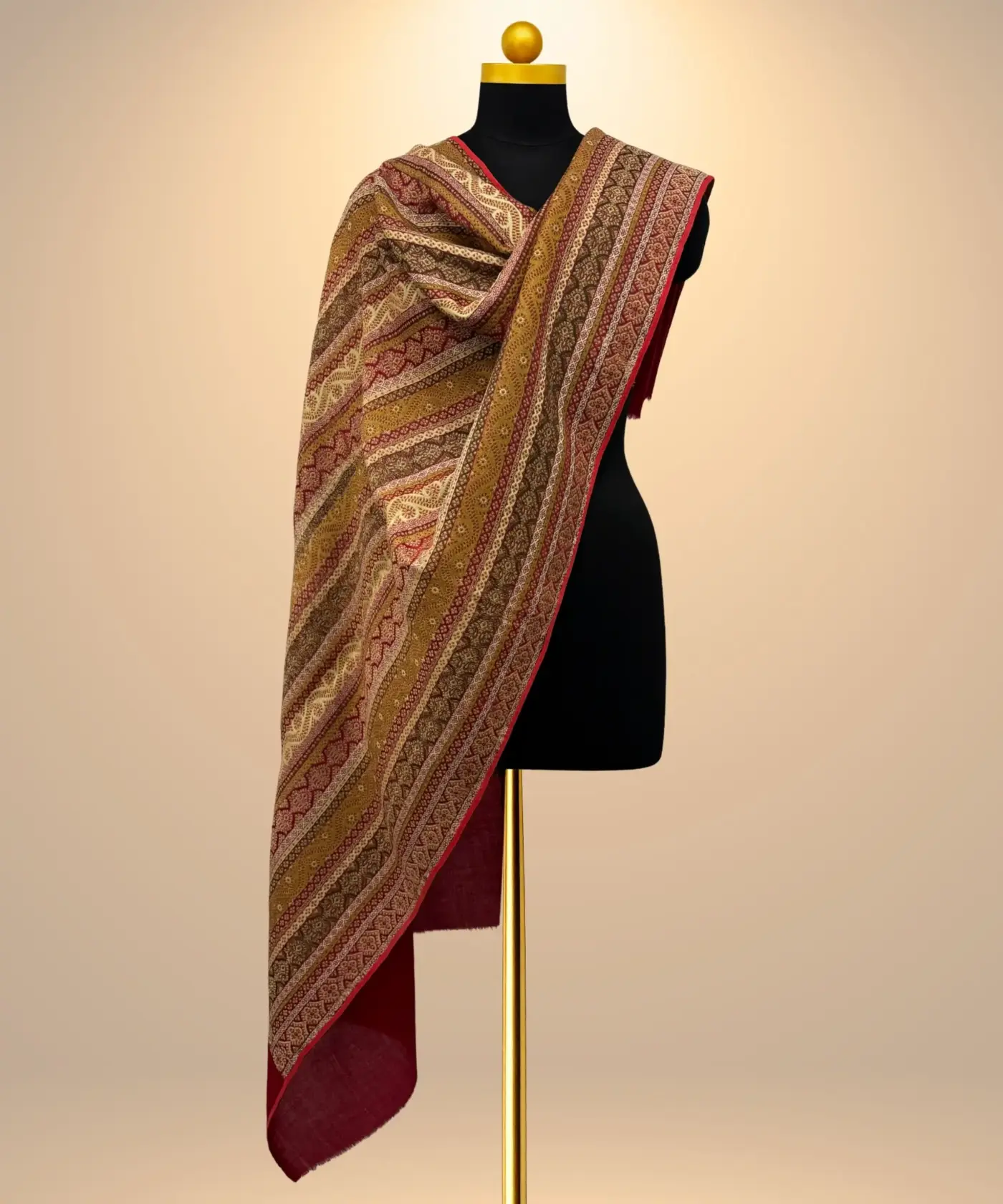 Shawl Antique Pashmina Sozni - Image 13