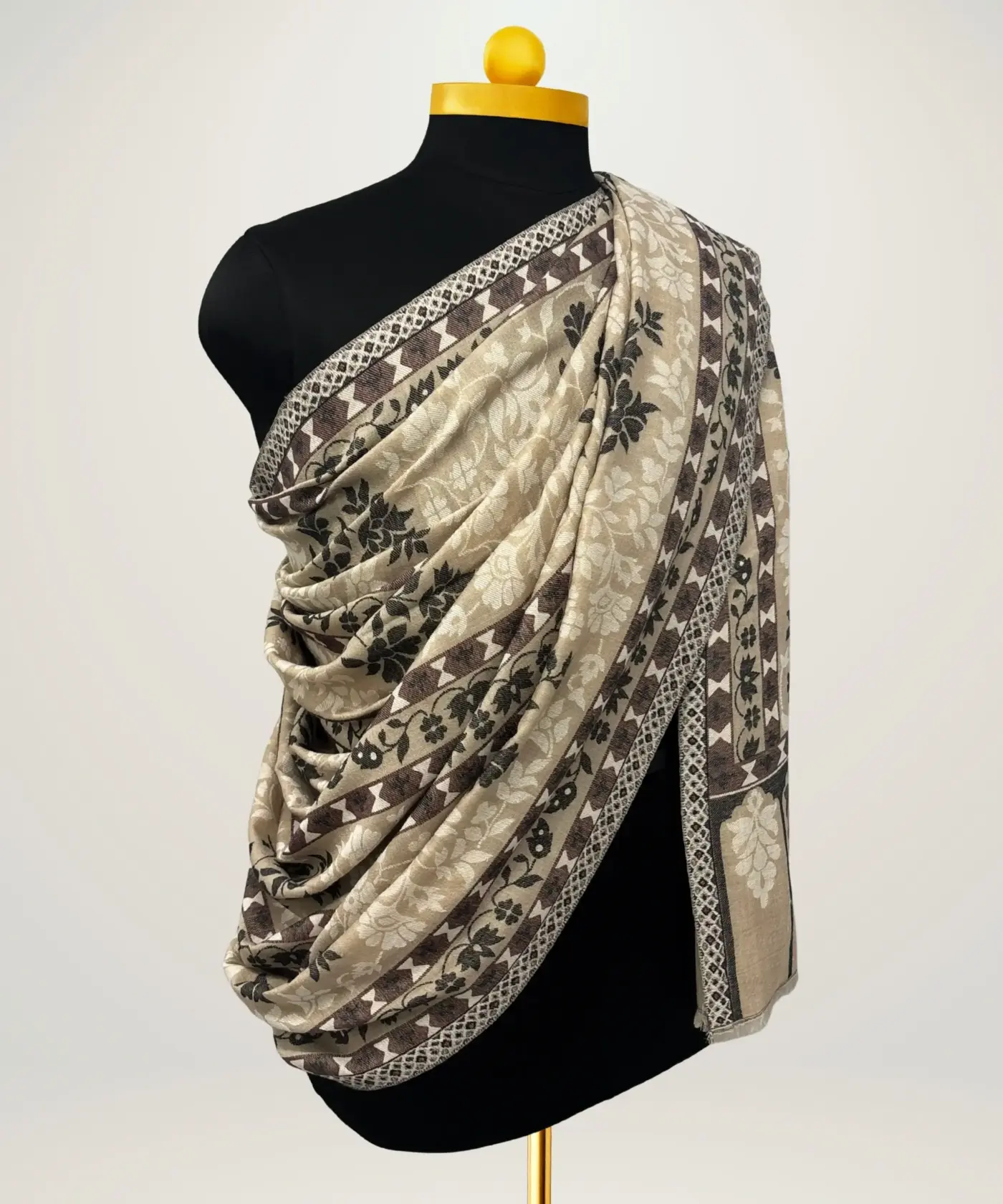 Shawl Men's kani Pashmina - Image 2