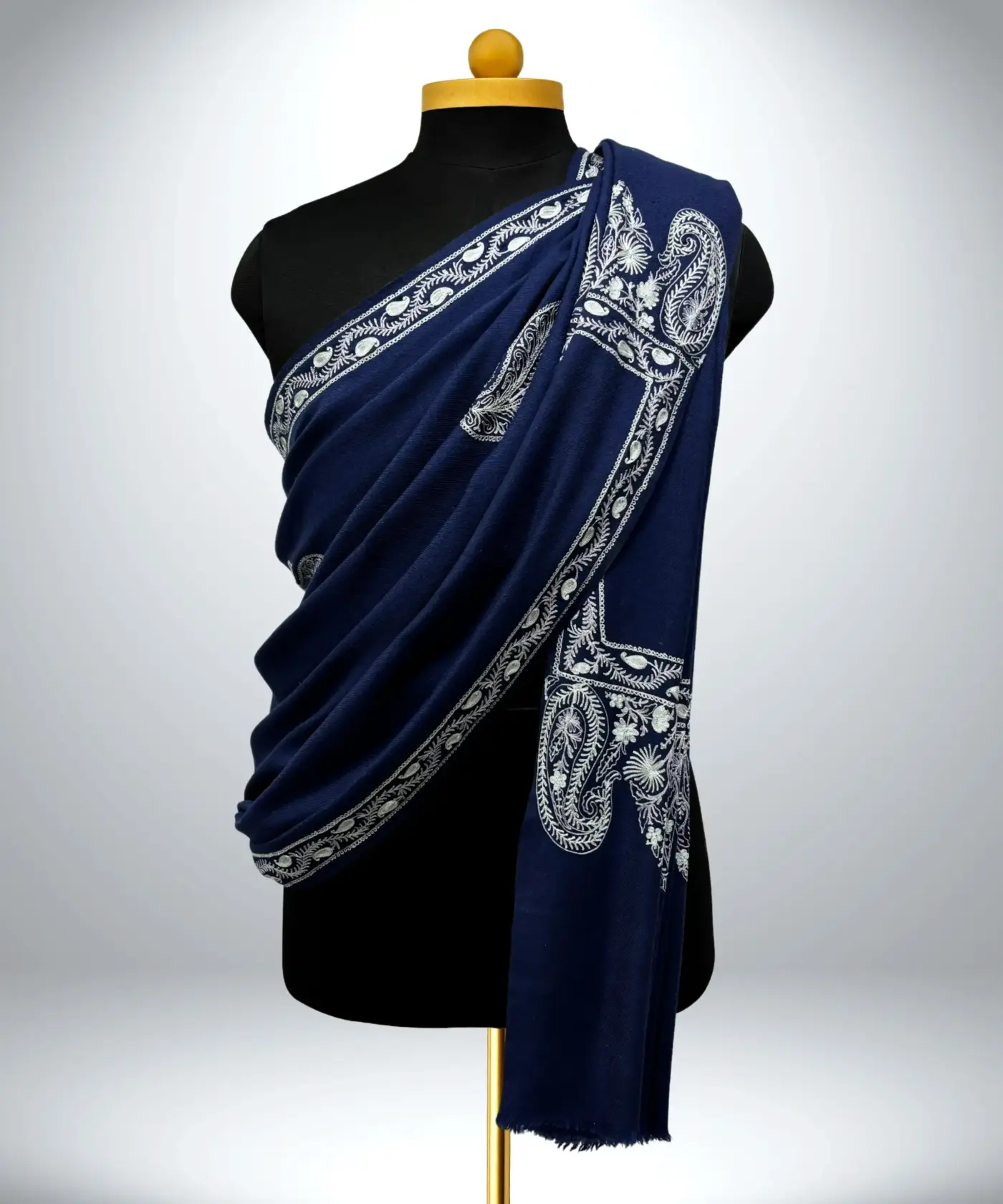 Shawl Men's Pashmina Aari - Image 29