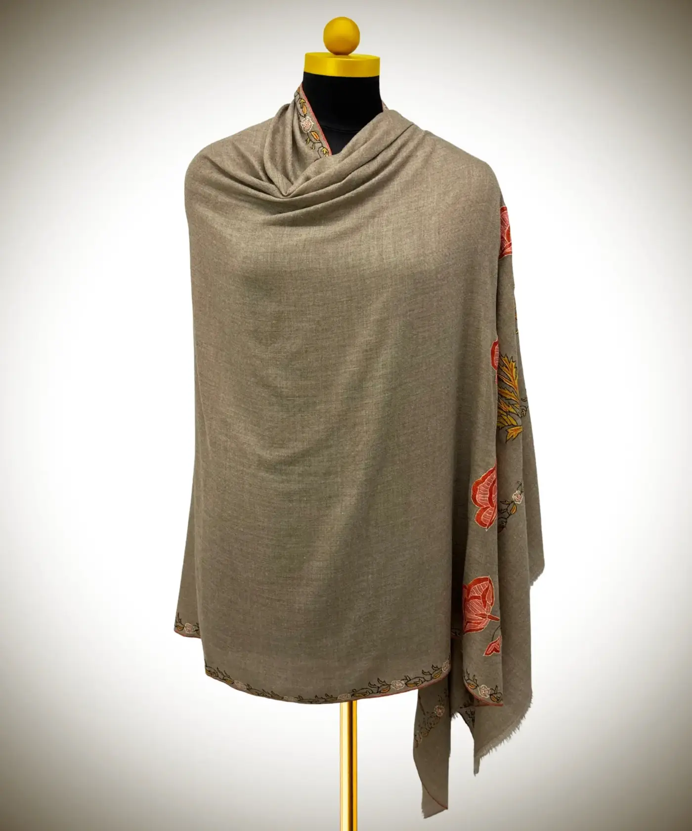 Shawl Handmade Pashmina Sozni - Image 11