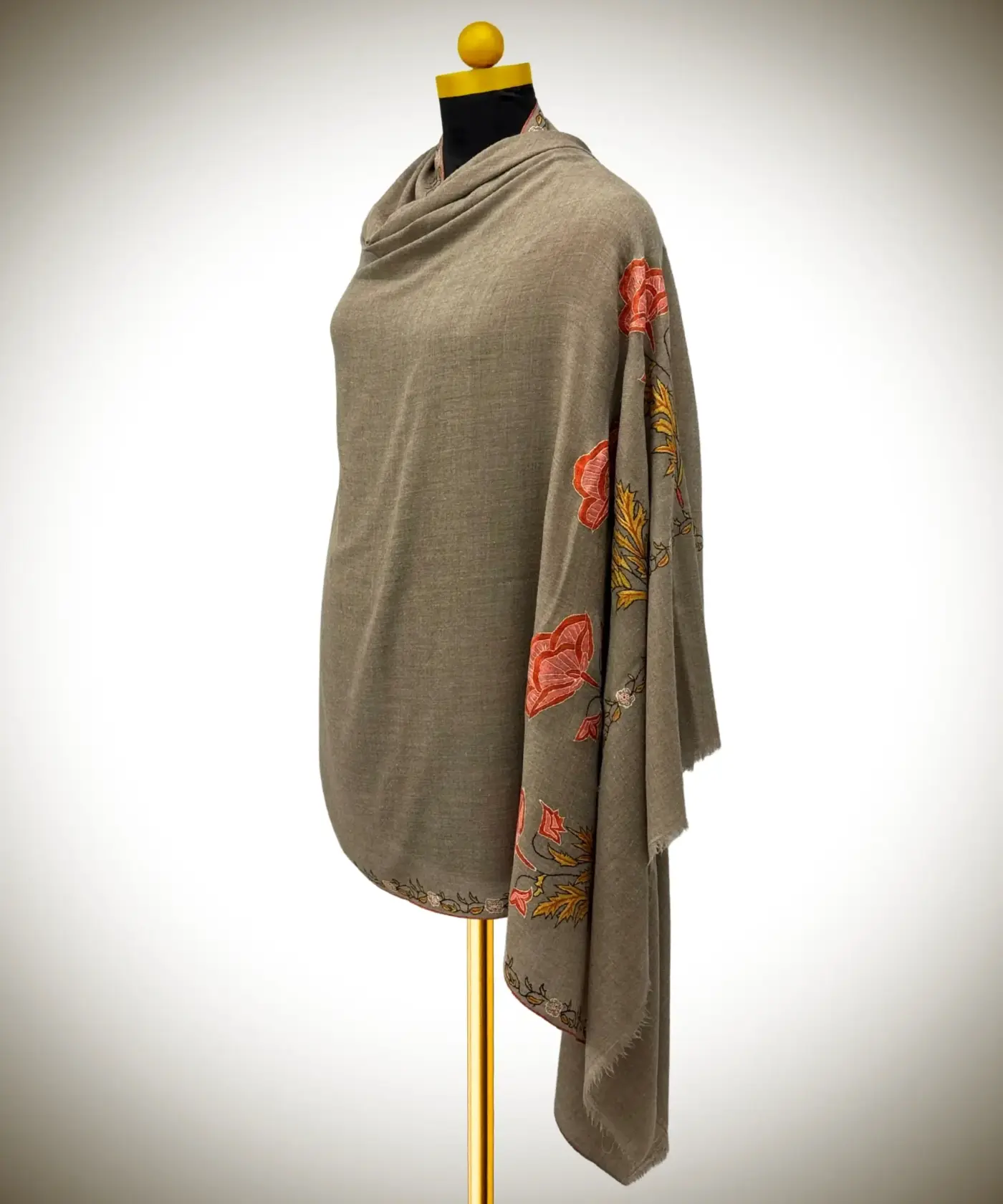 Shawl Handmade Pashmina Sozni - Image 12