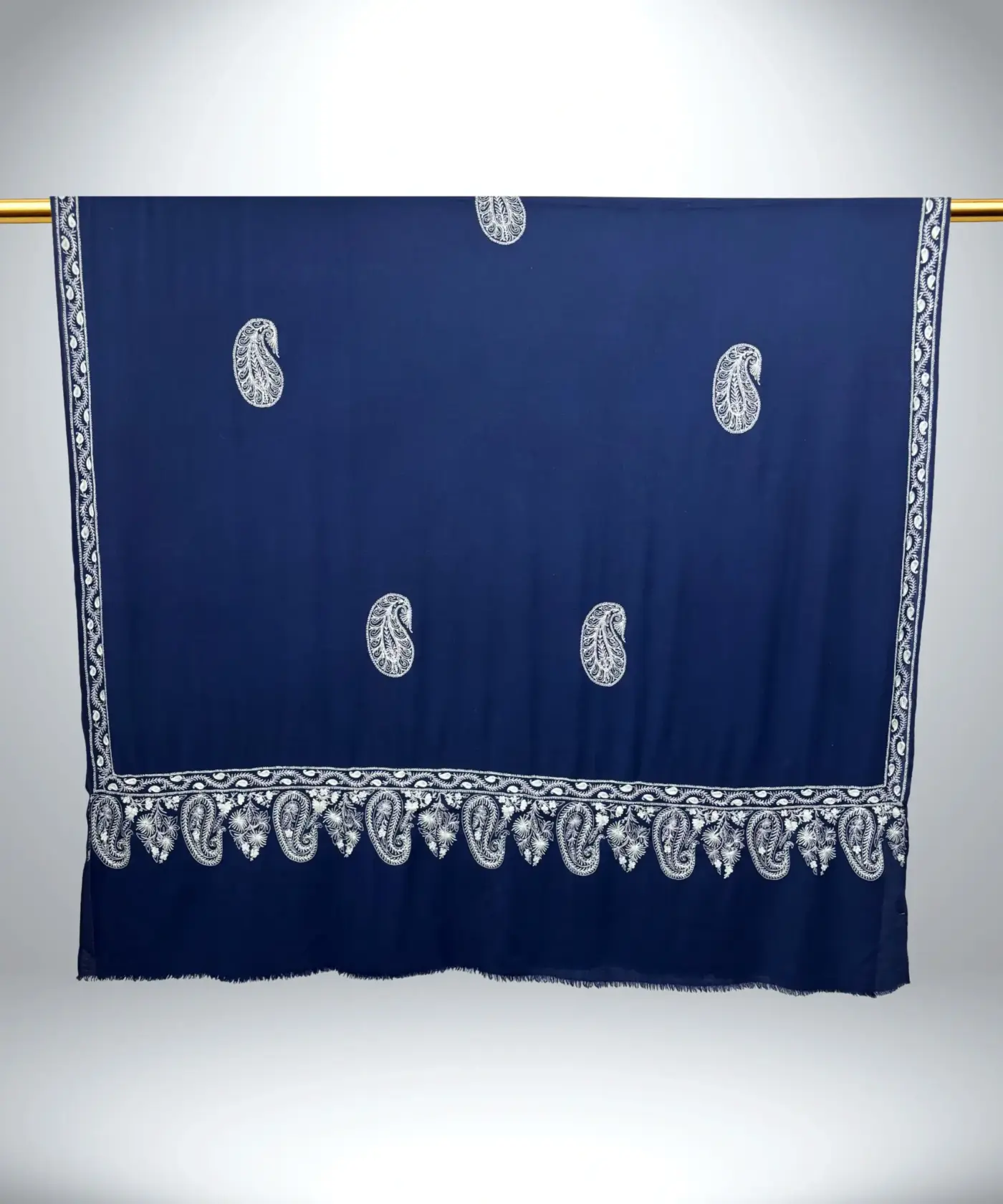 Shawl Men's Pashmina Aari & Zari - Image 11