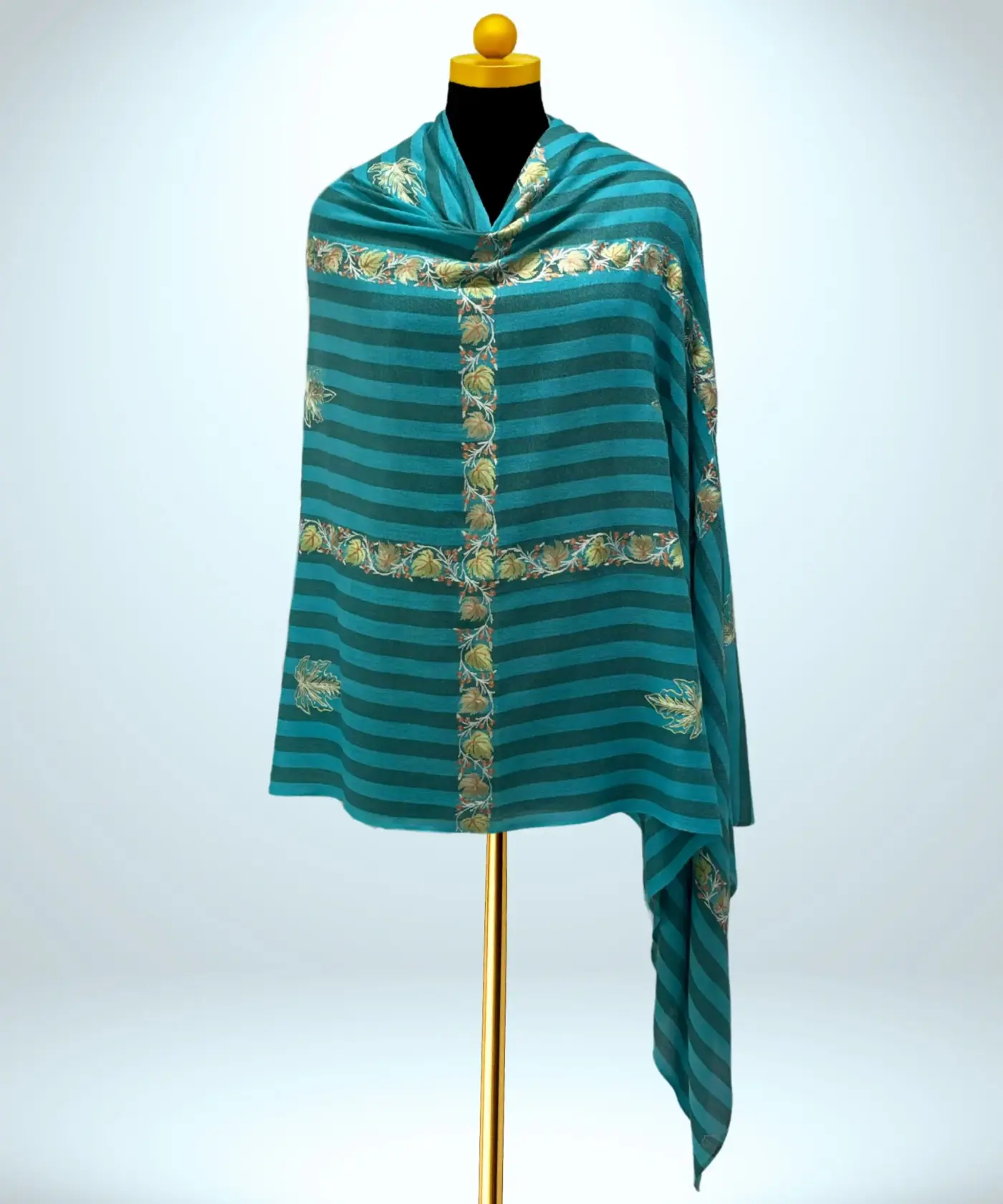 Shawl Pashmina Aari Striped - Image 3