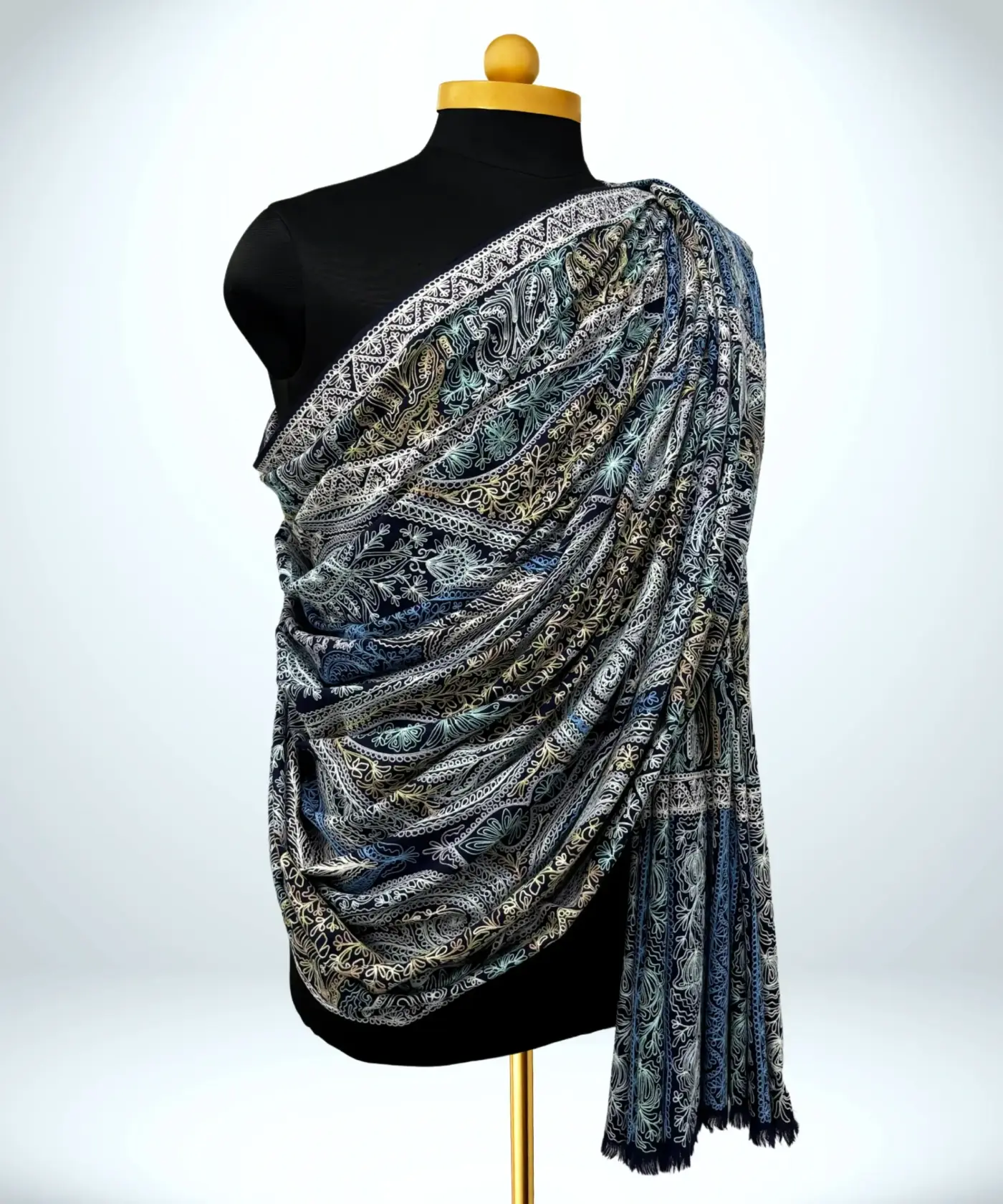 Shawl Men's Pashmina Jamawar - Image 2
