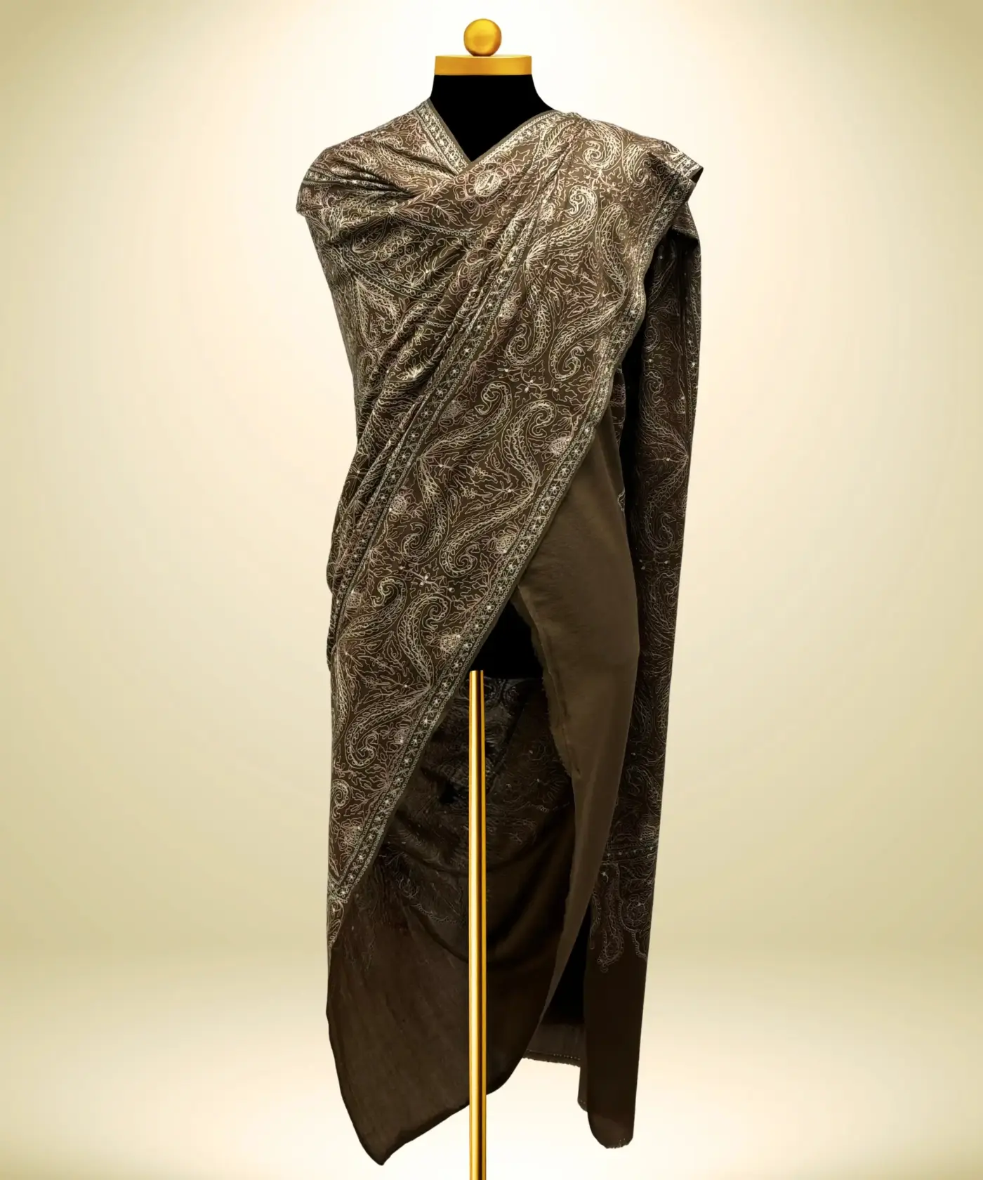 Shawl Men's Pashmina Jamawar - Image 2