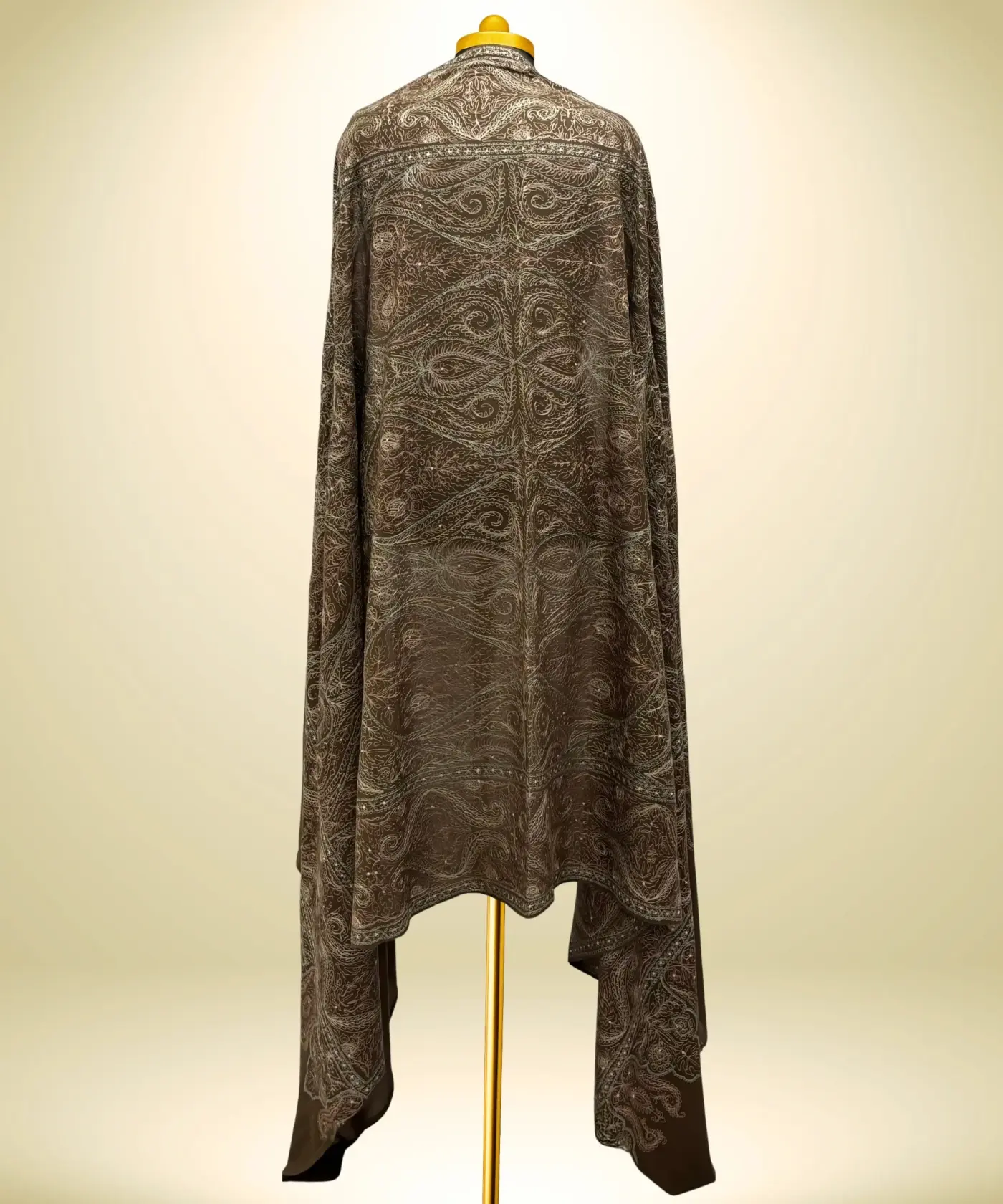 Shawl Men's Pashmina Jamawar - Image 5