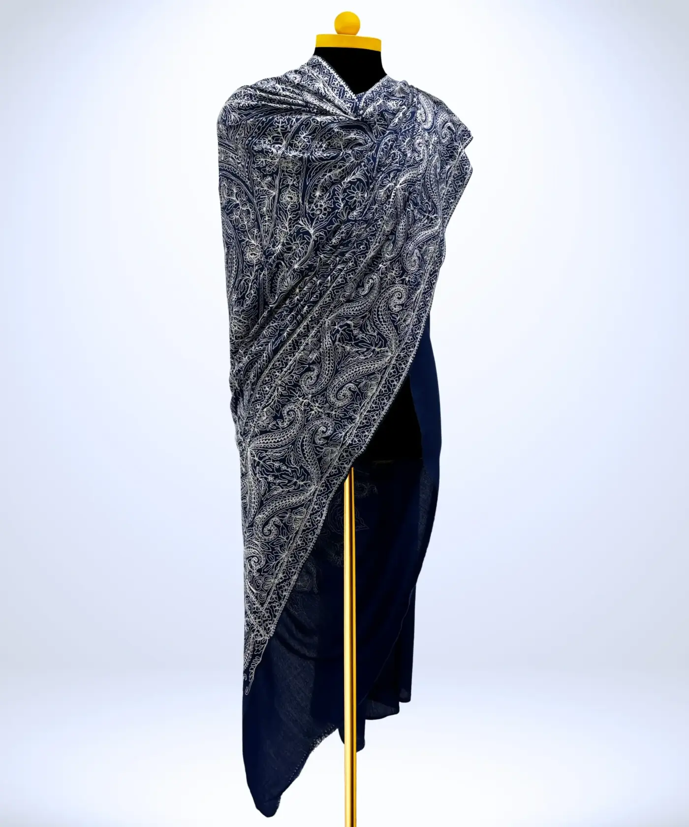 Shawl Men's Pashmina Jamawar - Image 3