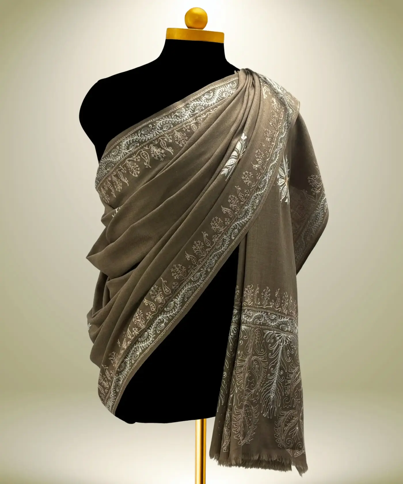 Shawl Men's Pashmina Aari - Image 2