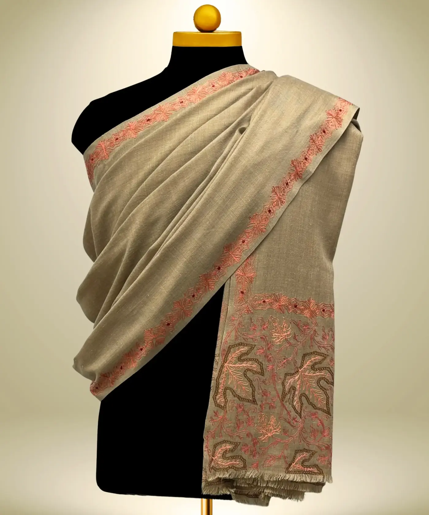 Shawl Men's Pashmina Aari - Image 8