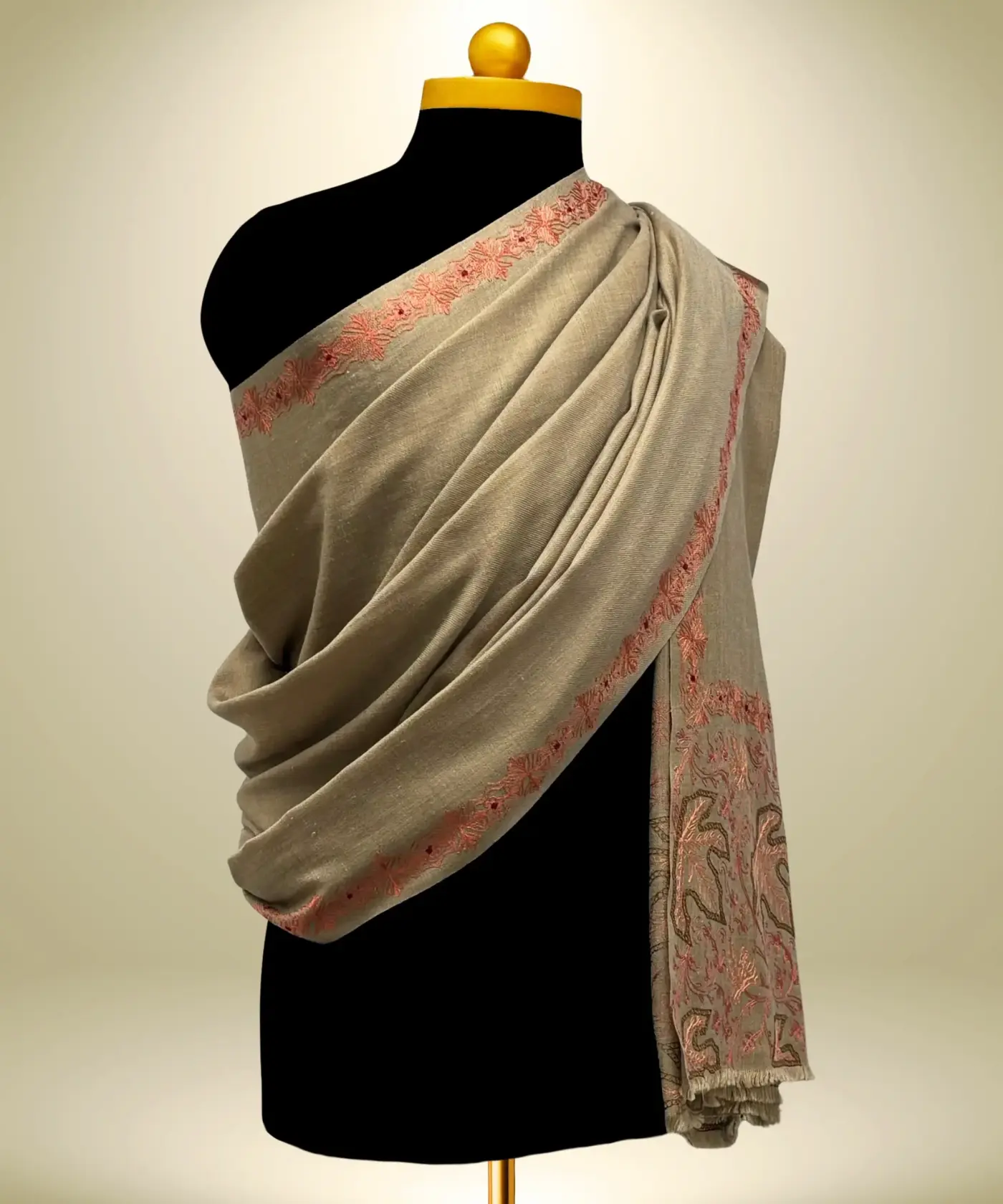 Shawl Men's Pashmina Aari - Image 9