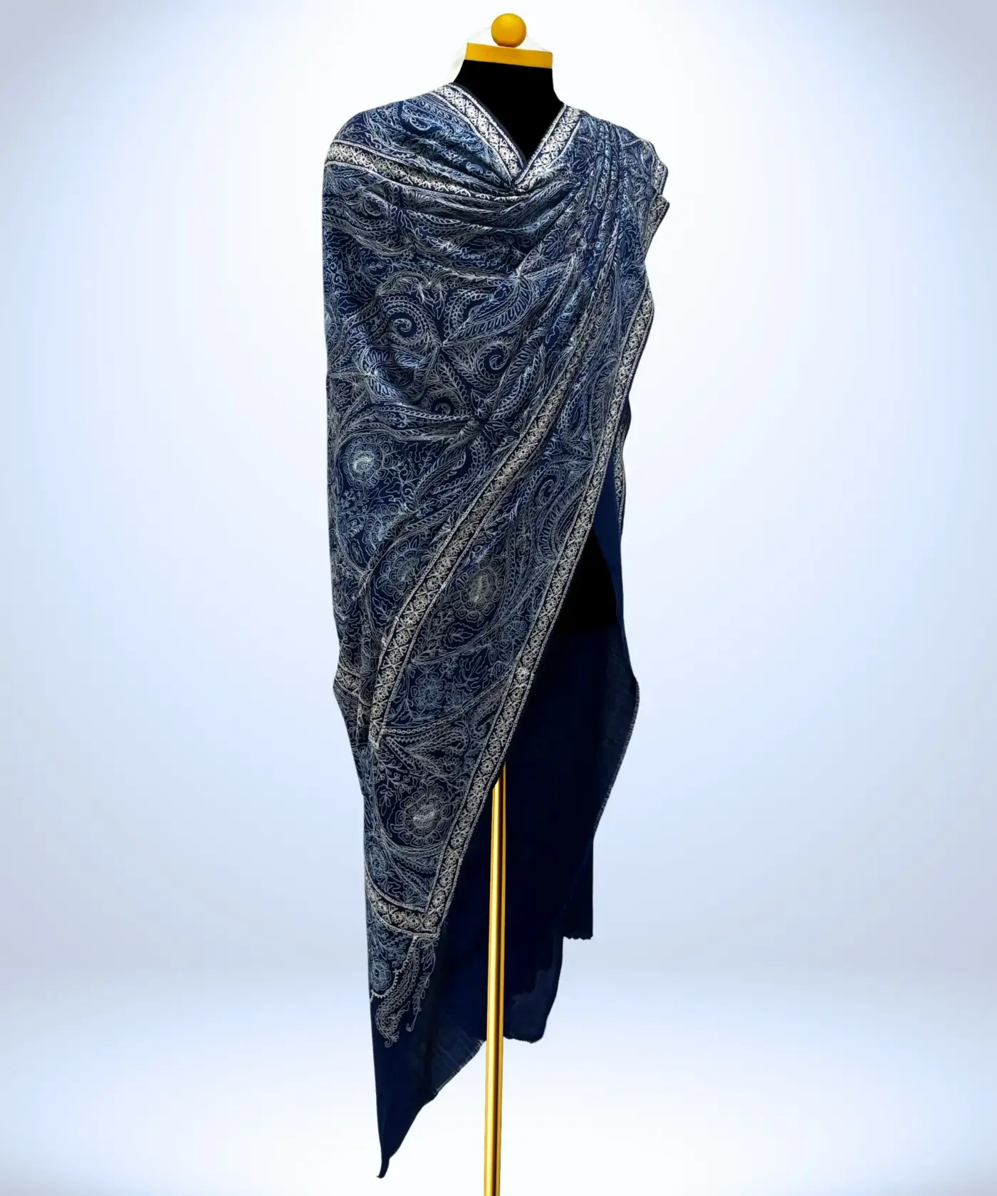 Shawl Men's Pashmina Aari - Image 3
