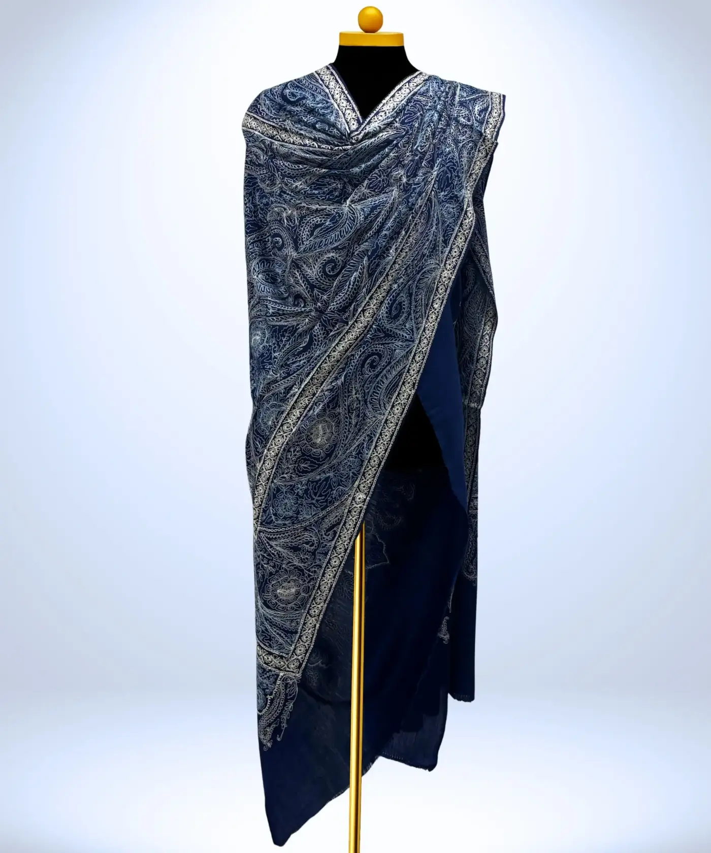 Shawl Men's Pashmina Aari - Image 2