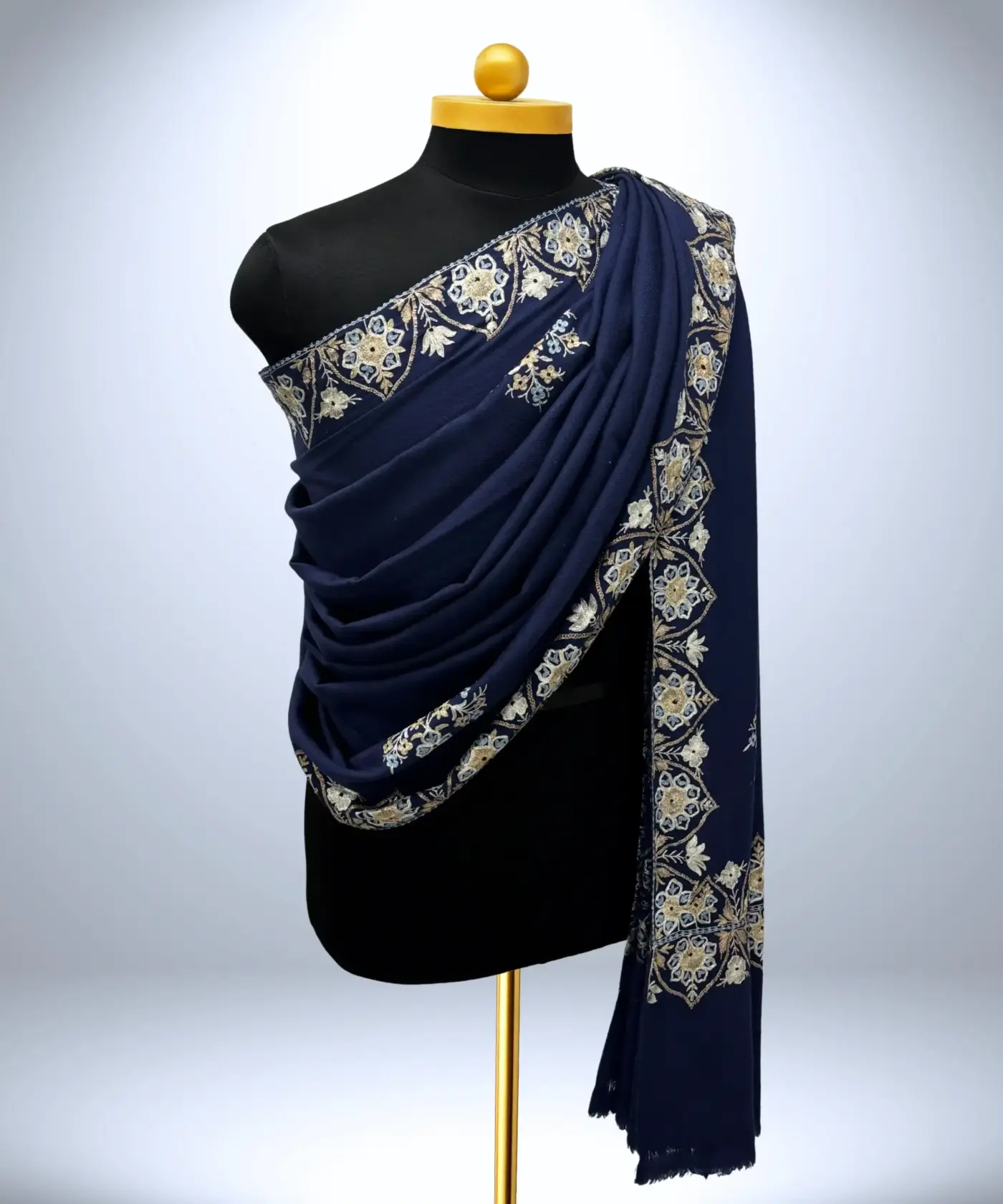 Shawl Men's Pashmina Aari & Zari - Image 2