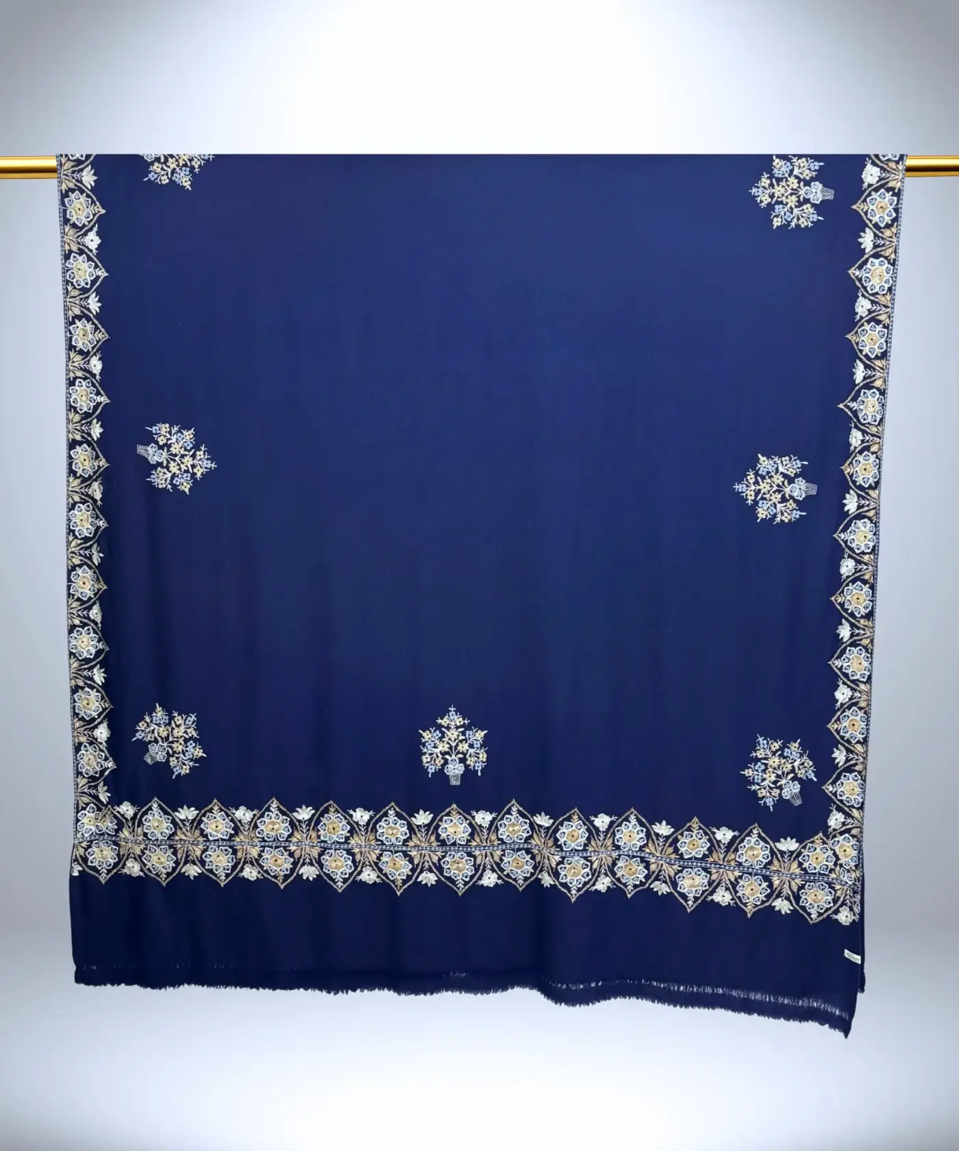 Shawl Men's Pashmina Aari & Zari - Image 5