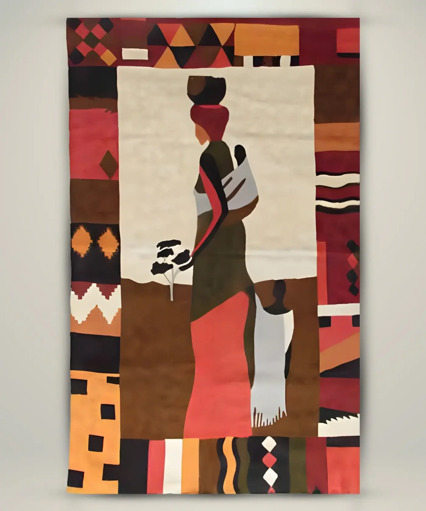Pictorial Woollen Rug - Image 2