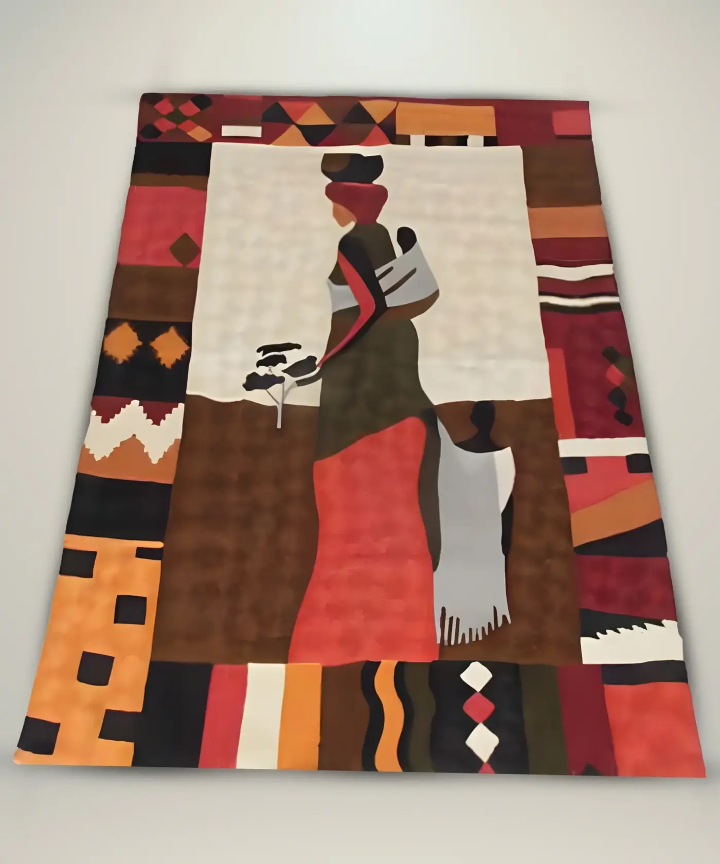 Pictorial Woollen Rug - Image 3