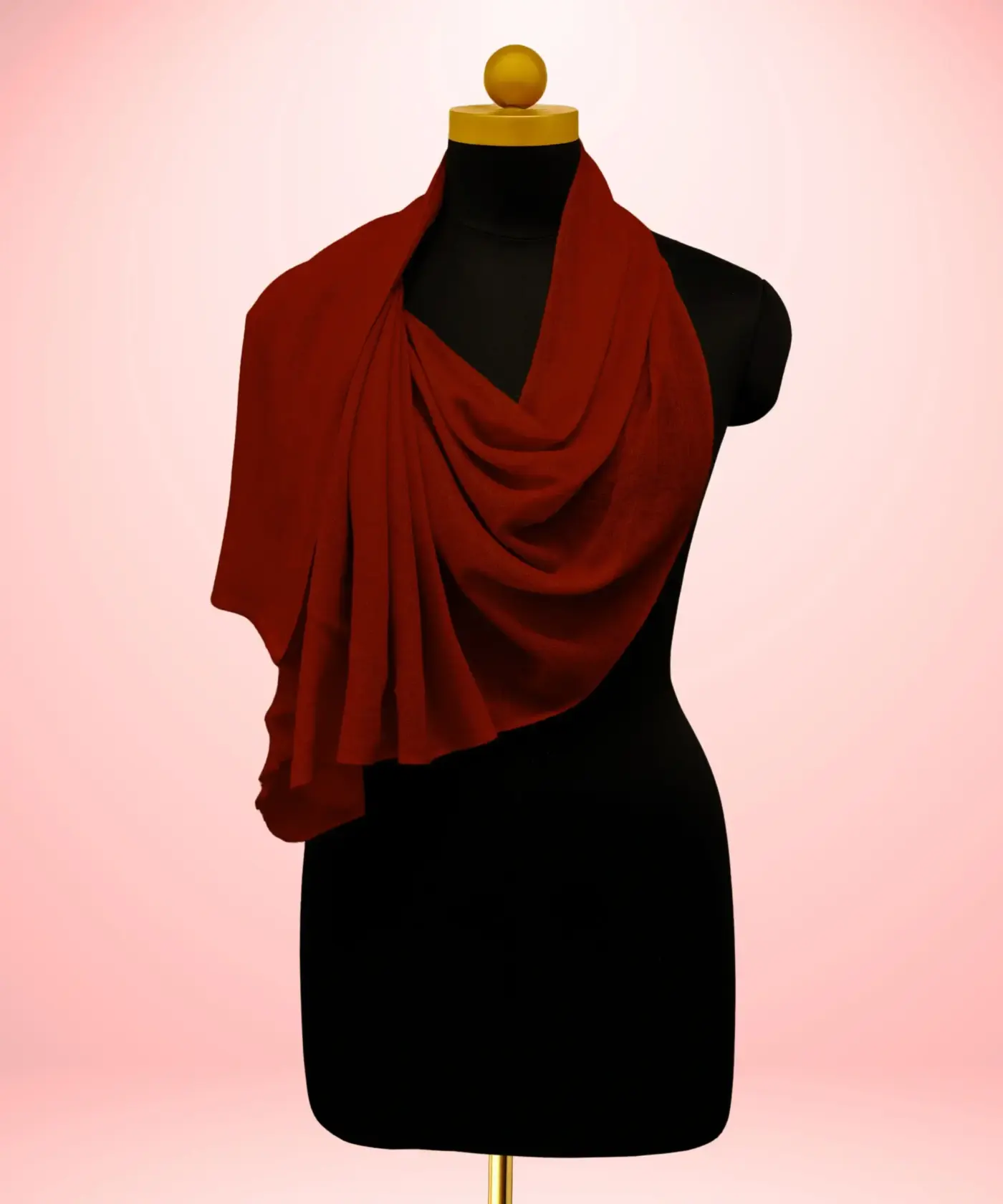 Scarf Plain Pashmina - Image 125