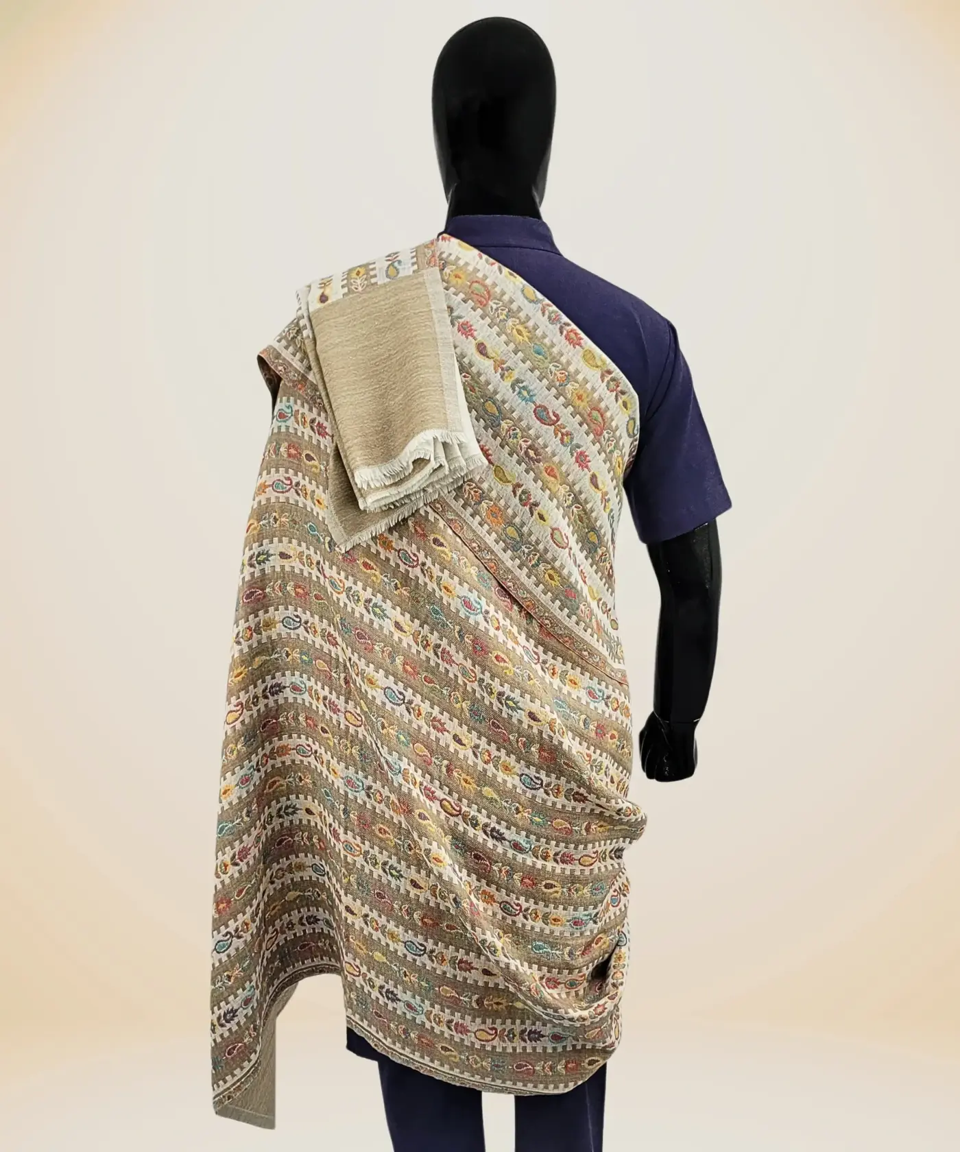 Shawl Men Reversible Kani - Image 3