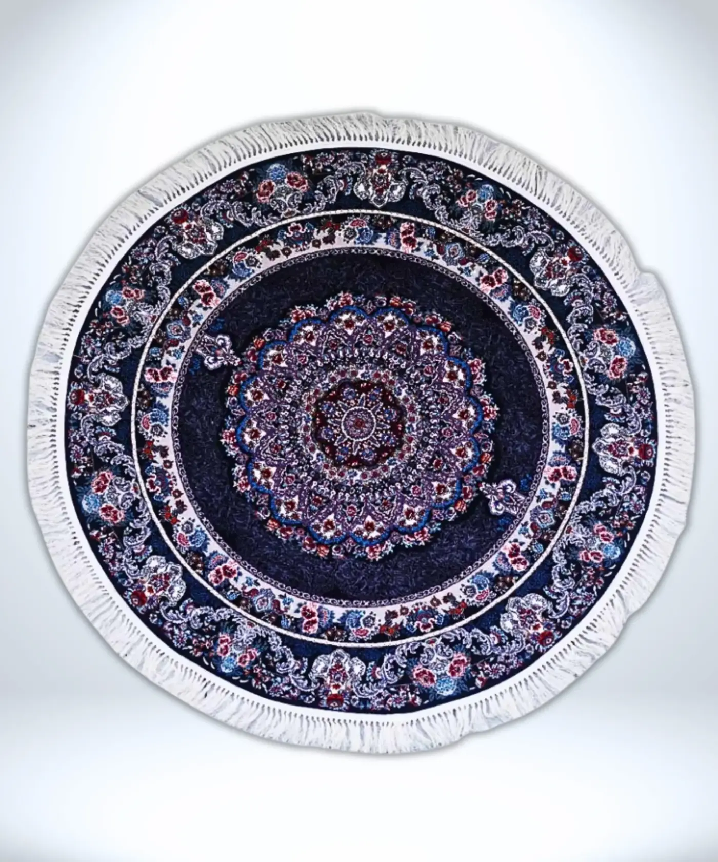 Round Woollen Carpet (6' x 6' Ft.) - Image 2