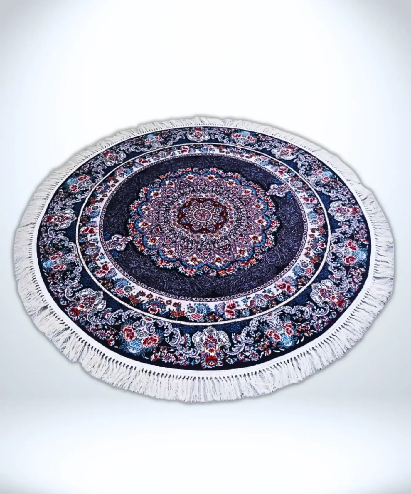 Round Woollen Carpet (6' x 6' Ft.) - Image 4