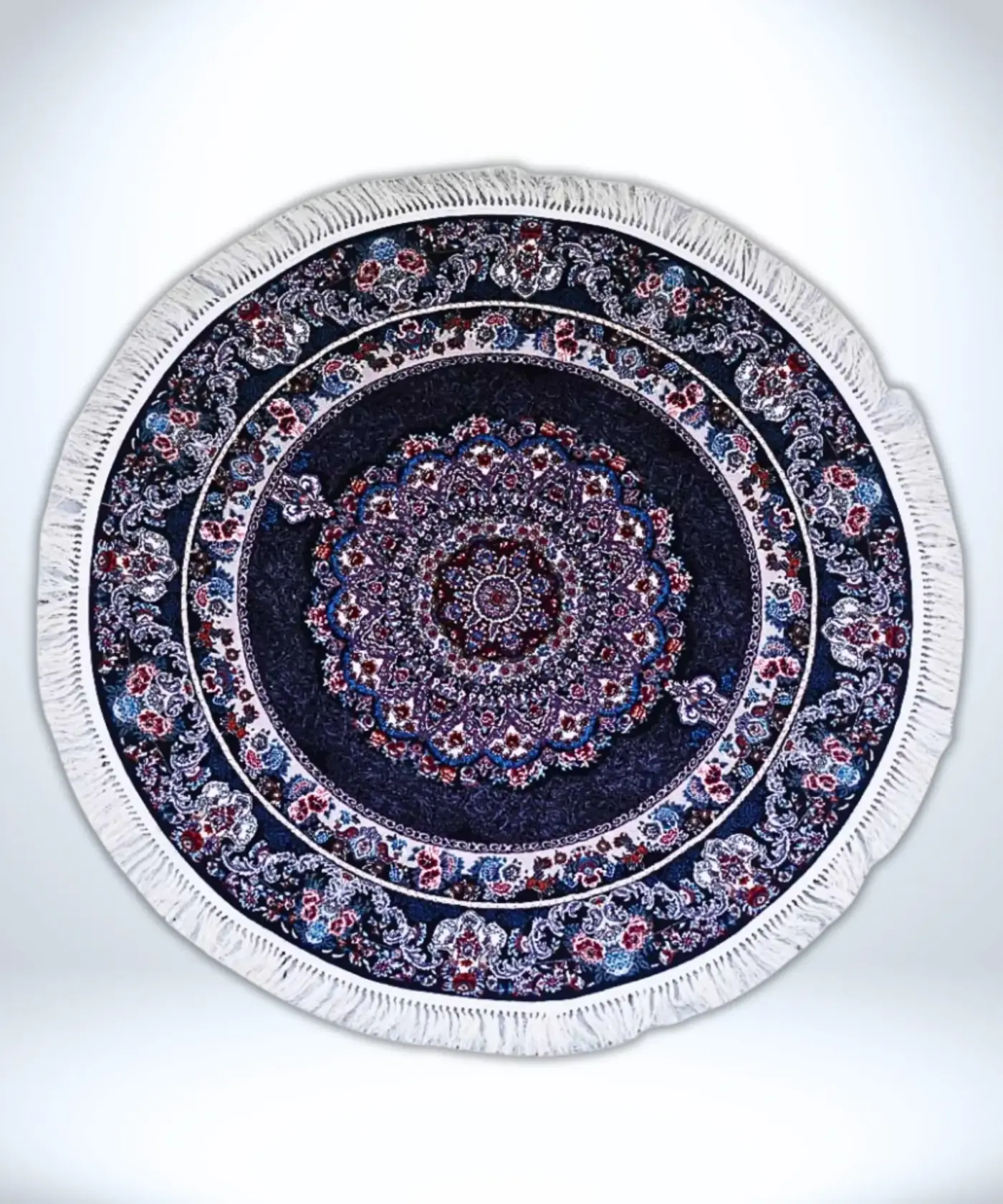 Round Woollen Carpet (5' x 5' Ft.) - Image 2