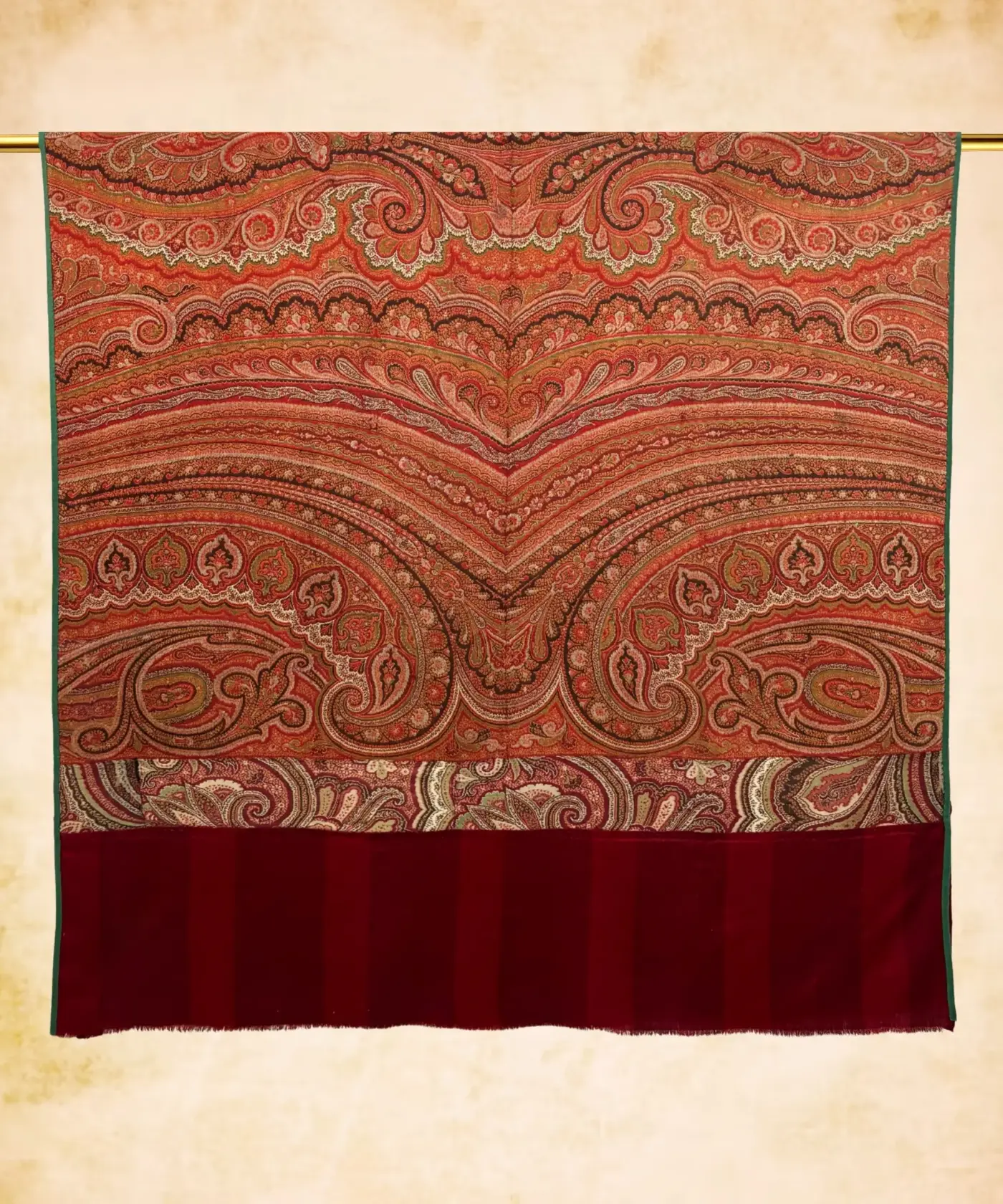 Shawl Handmade Kani Antique Jamawar - Image 4
