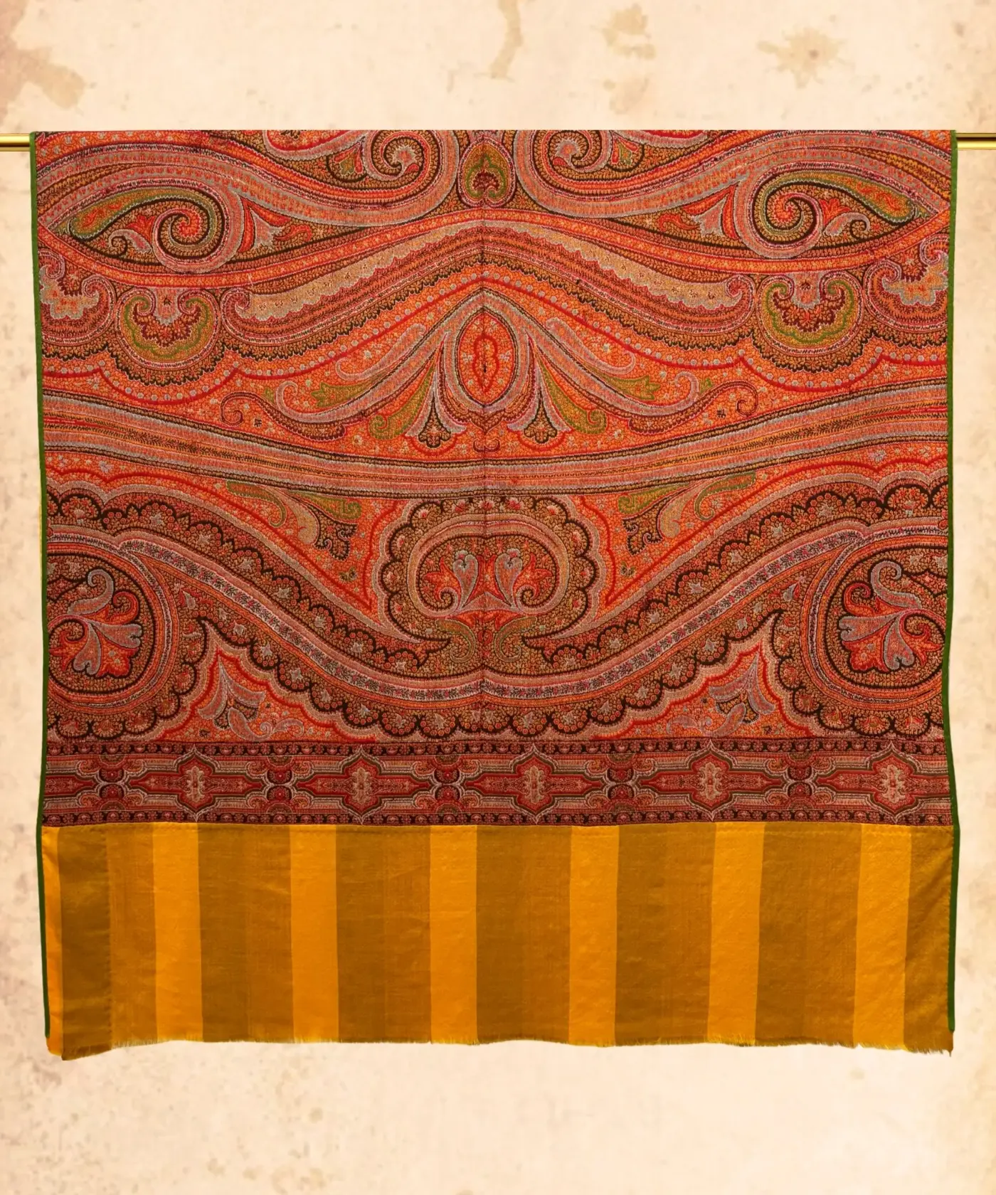 Shawl Handmade Antique Jamawar Kani - Image 4