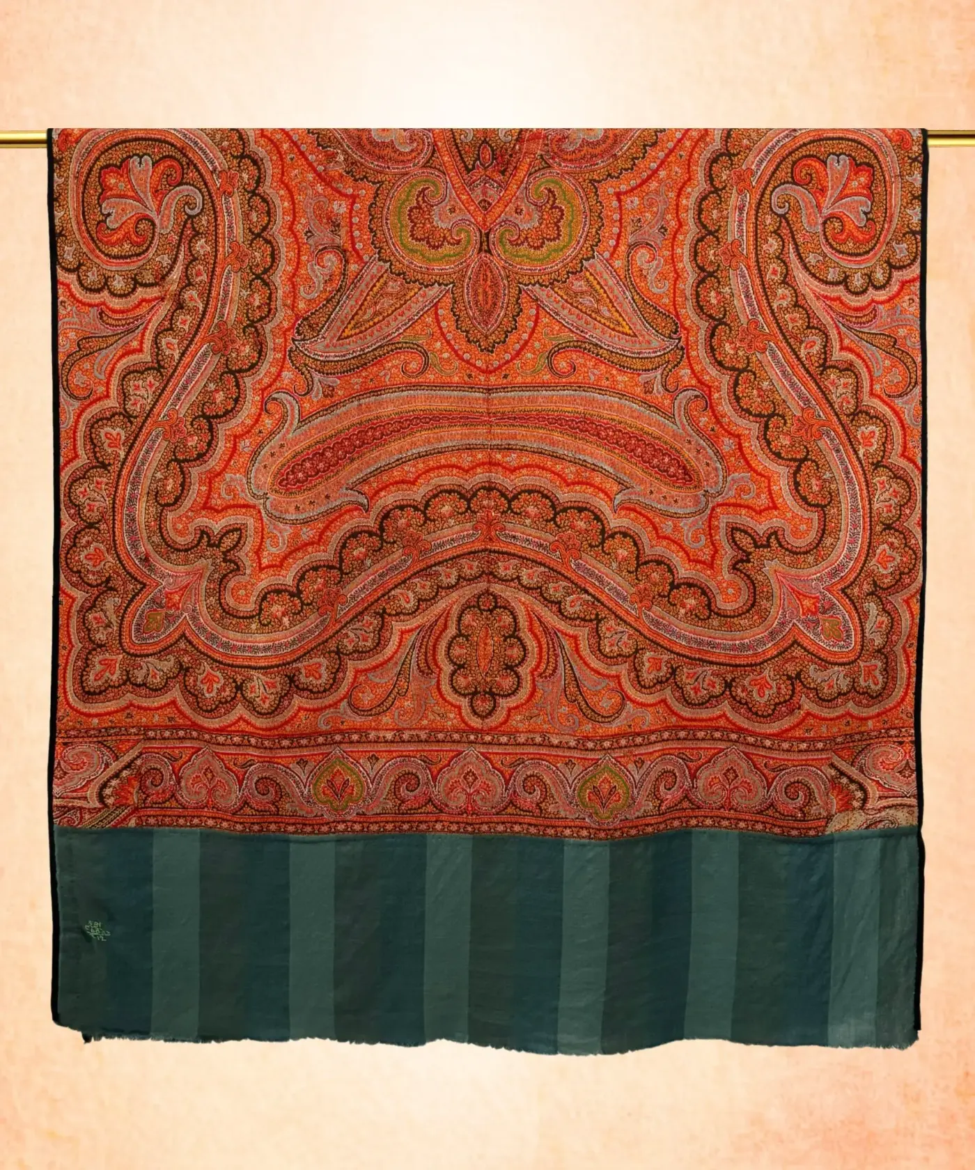 Shawl Handmade Kani Antique Jamawar - Image 4