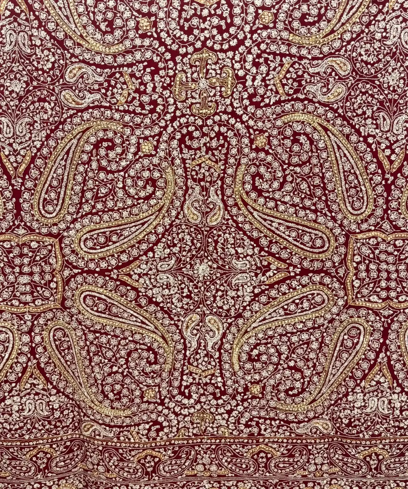 Shawl Handmade Pashmina Sozni Jamawar - Image 5