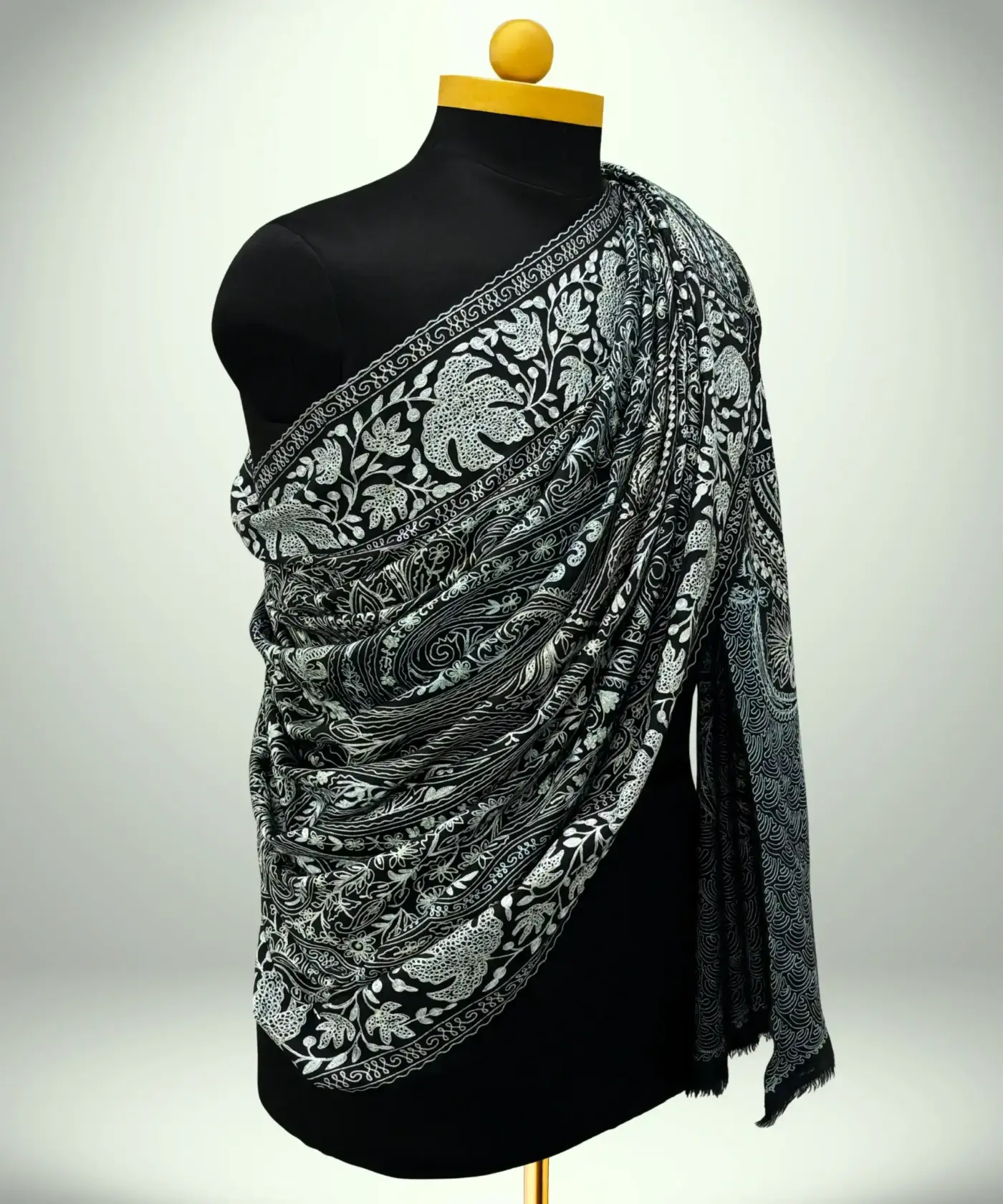 Shawl Men's Pashmina Aari - Image 2