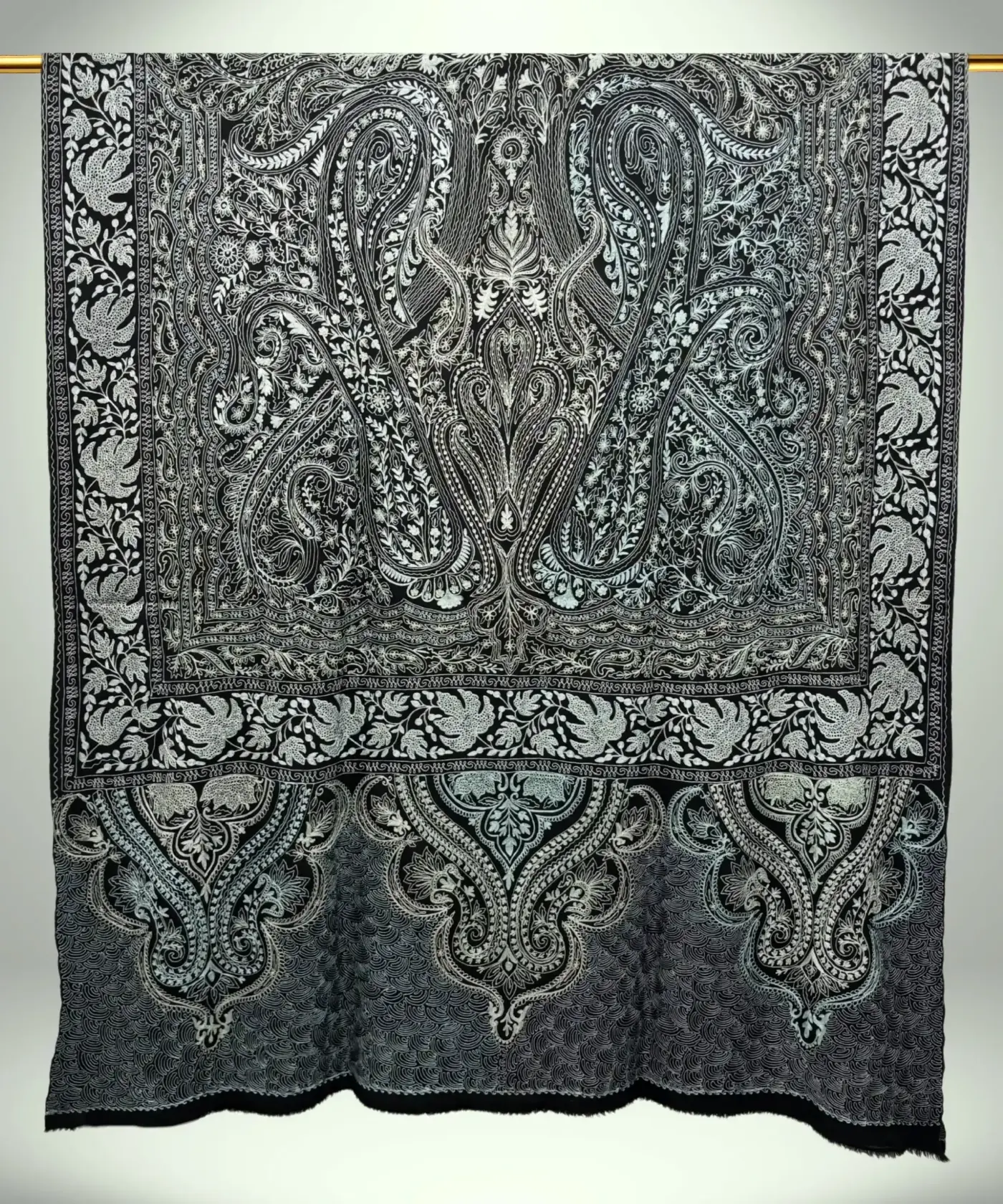 Shawl Men's Pashmina Aari - Image 5