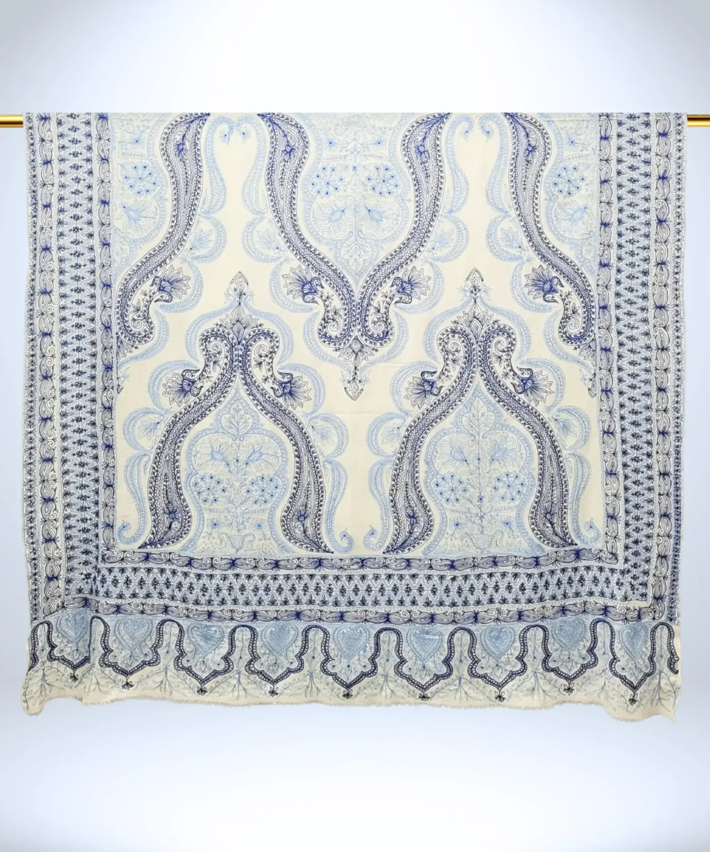 Shawl Pashmina Aari Jamawar - Image 4