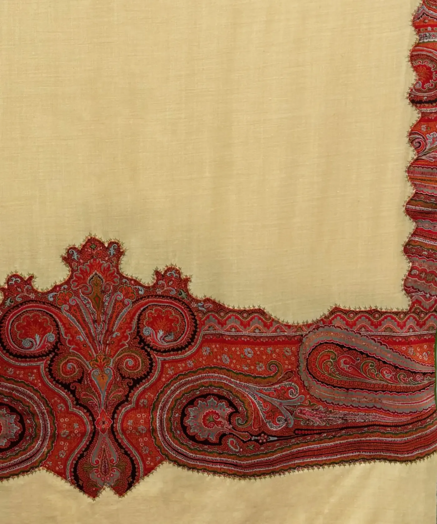 Shawl Men's Handmade Antique Kani Paldar - Image 5