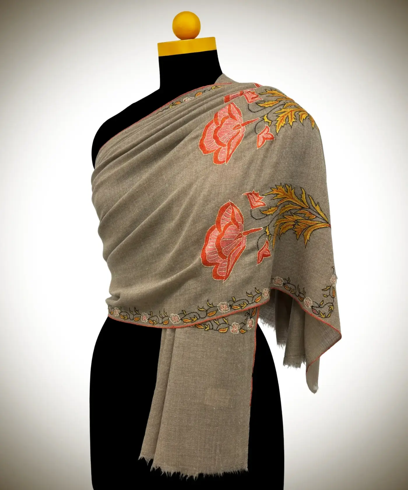 Shawl Handmade Pashmina Sozni - Image 2