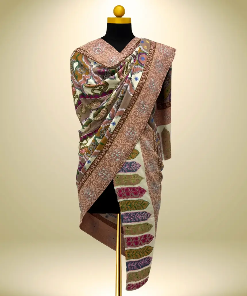 Shawl Pashmina Kalamkari