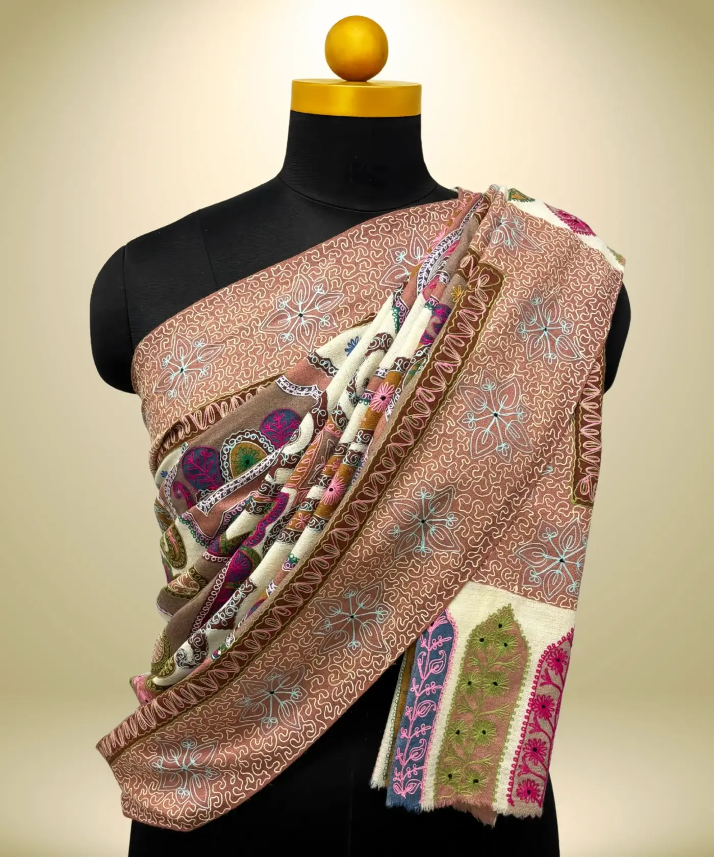 Shawl Pashmina Kalamkari - Image 2