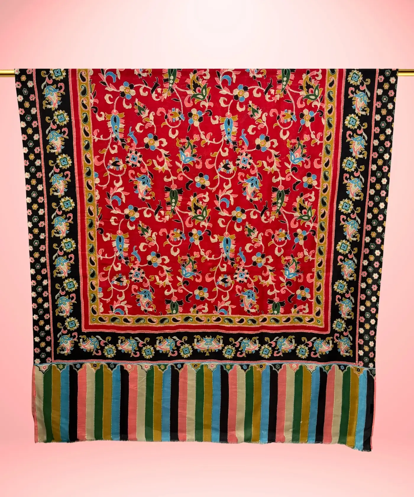 Shawl Kalamkari Pashmina - Image 4