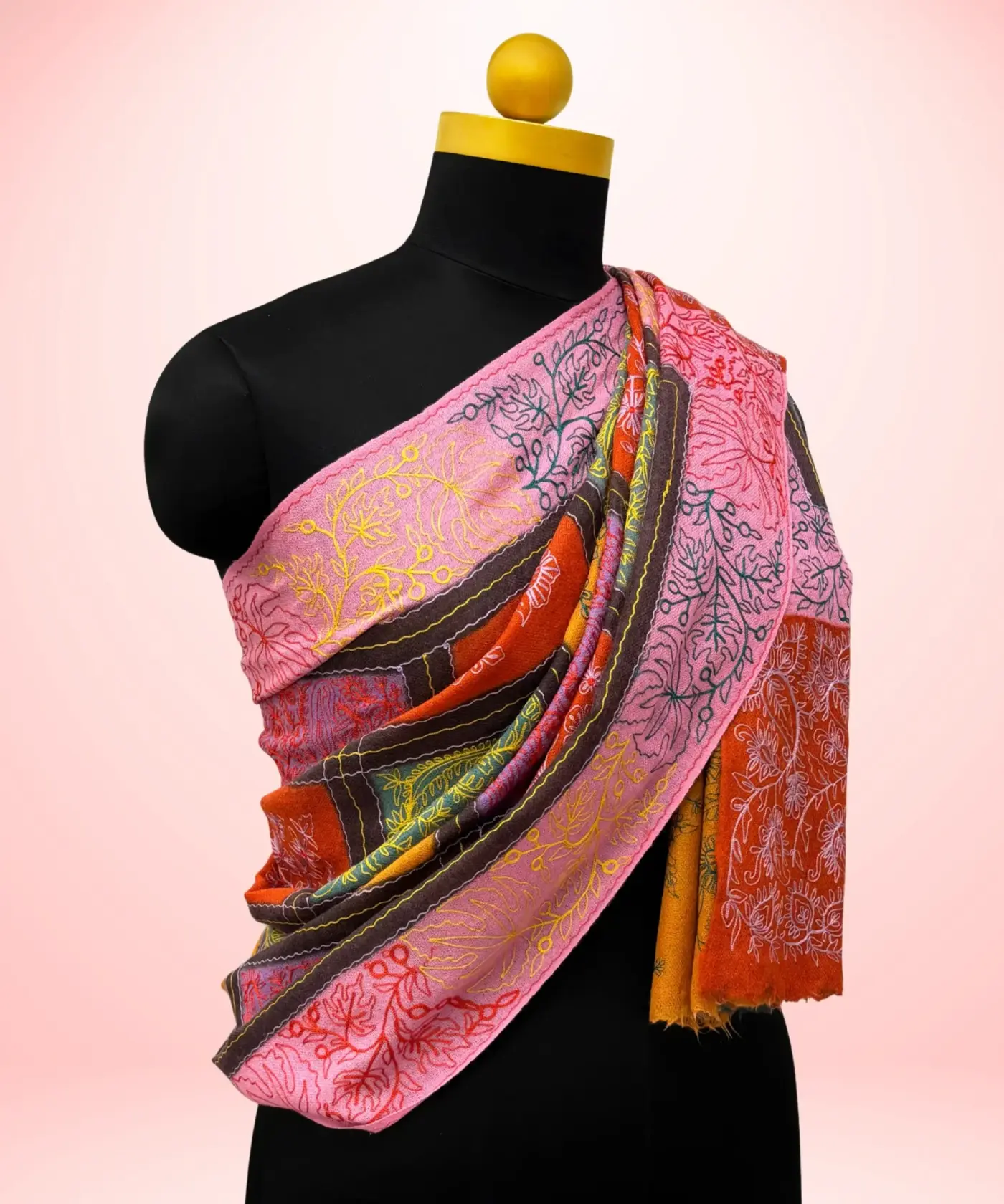 Shawl Kalamkari Aari - Image 3