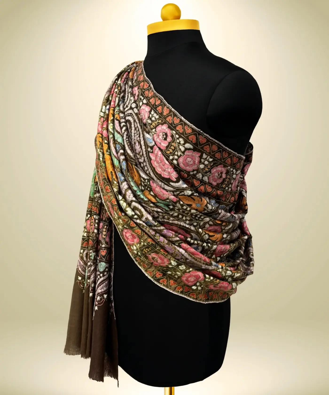 Shawl Handmade Paper Machi Jamawar - Image 2