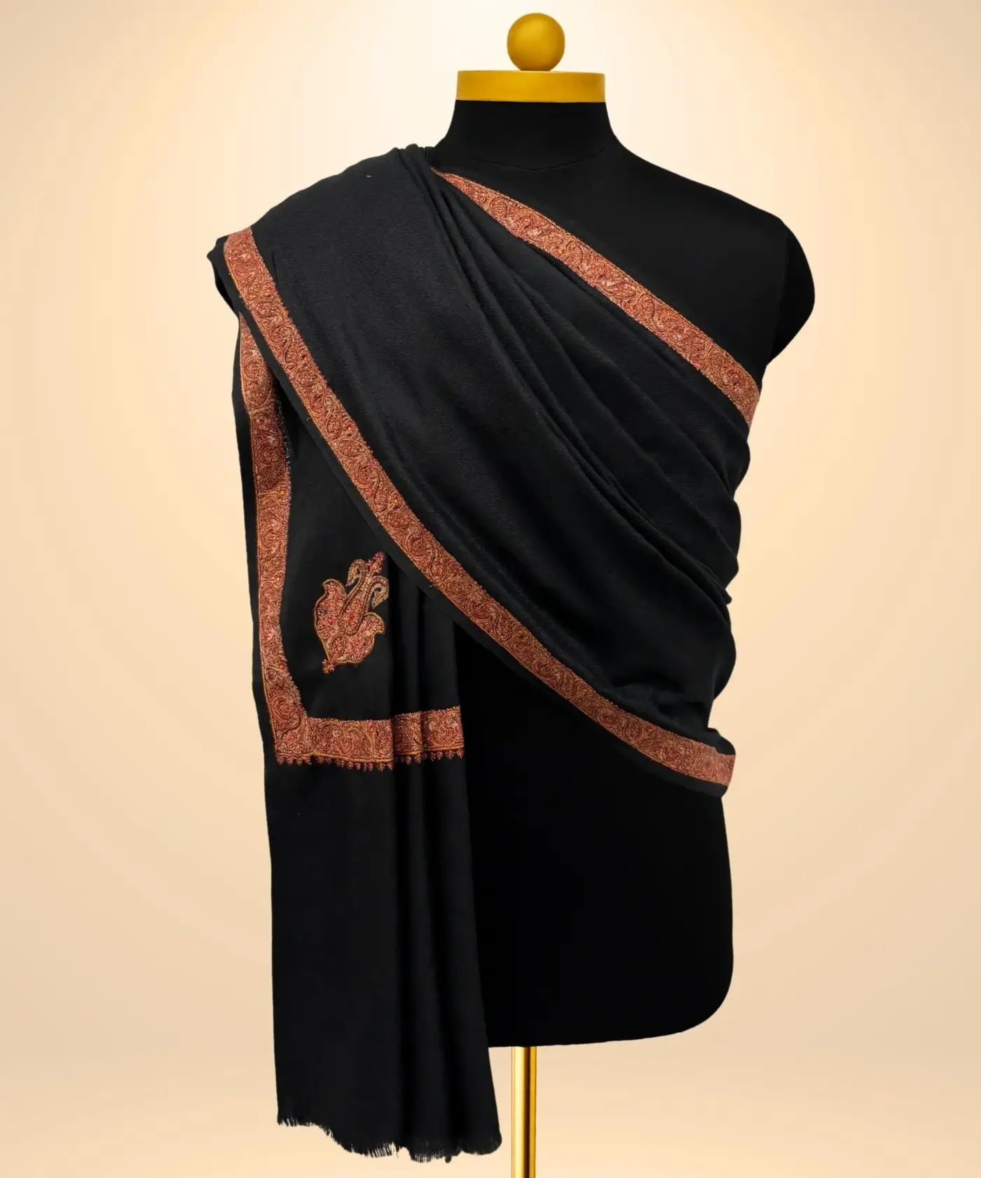 Shawl Men's Pashmina Hashidar - Image 9