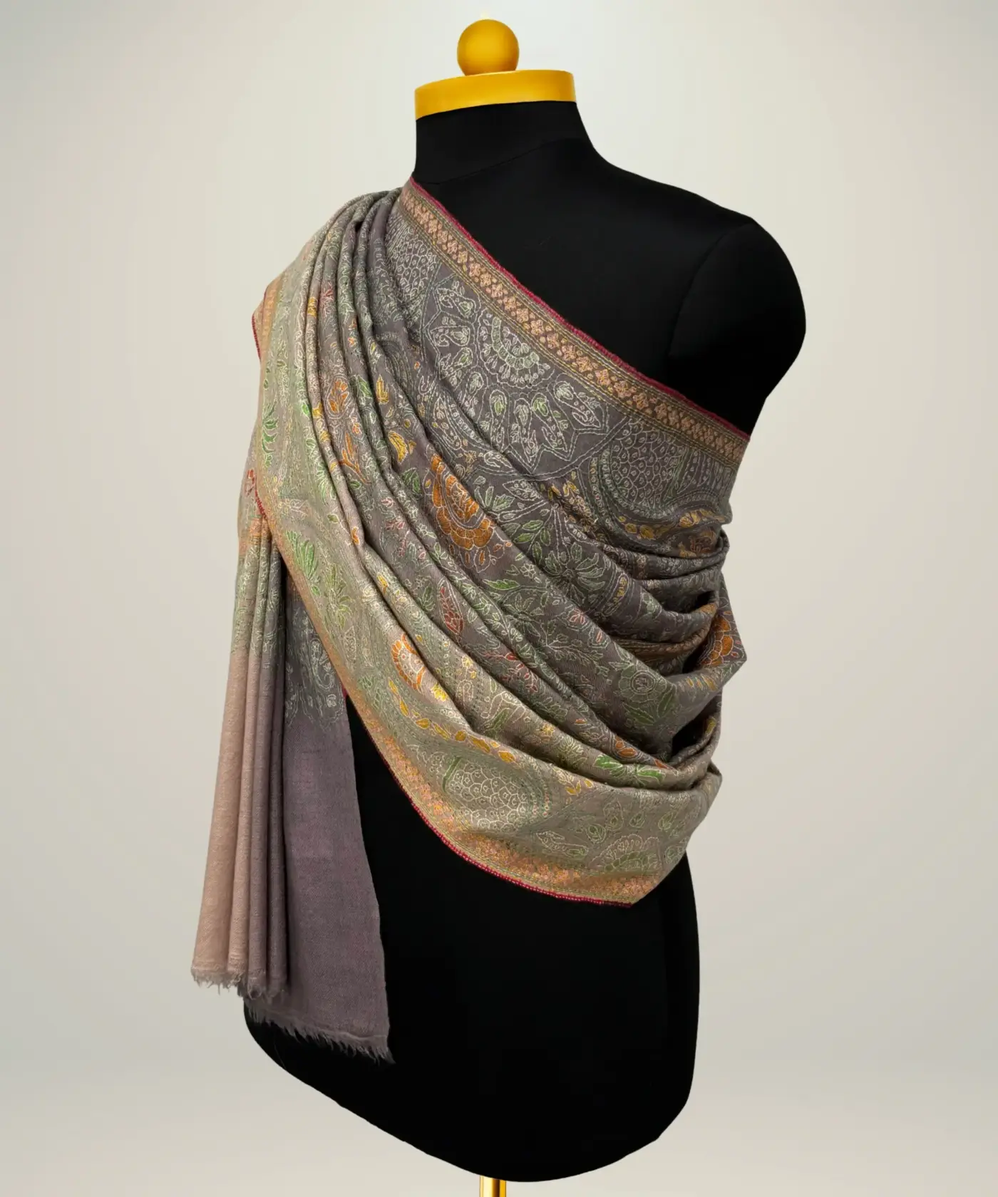 Shawl Handmade Designer Jamawar - Image 2